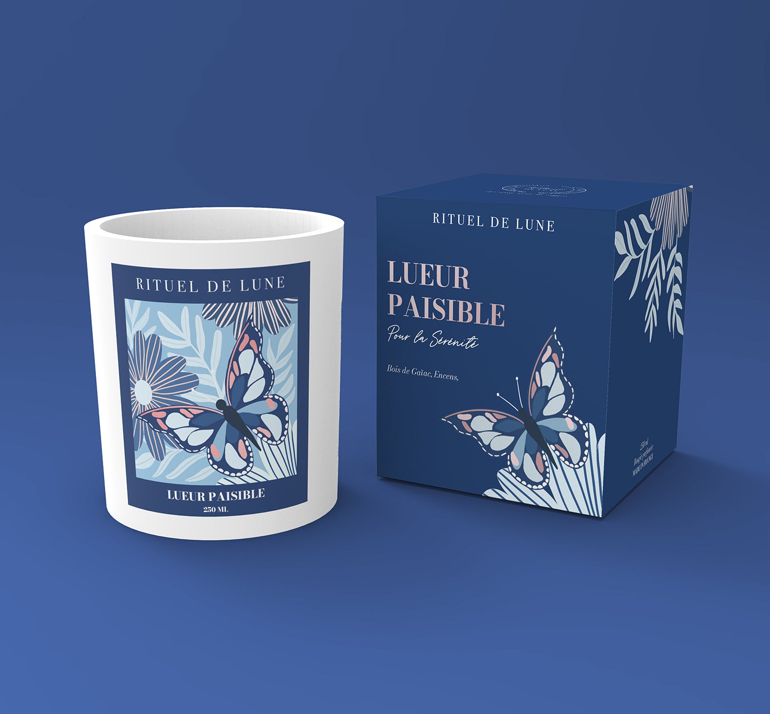 Bougie "Lueur Paisible" pour la sérénité - 250ml