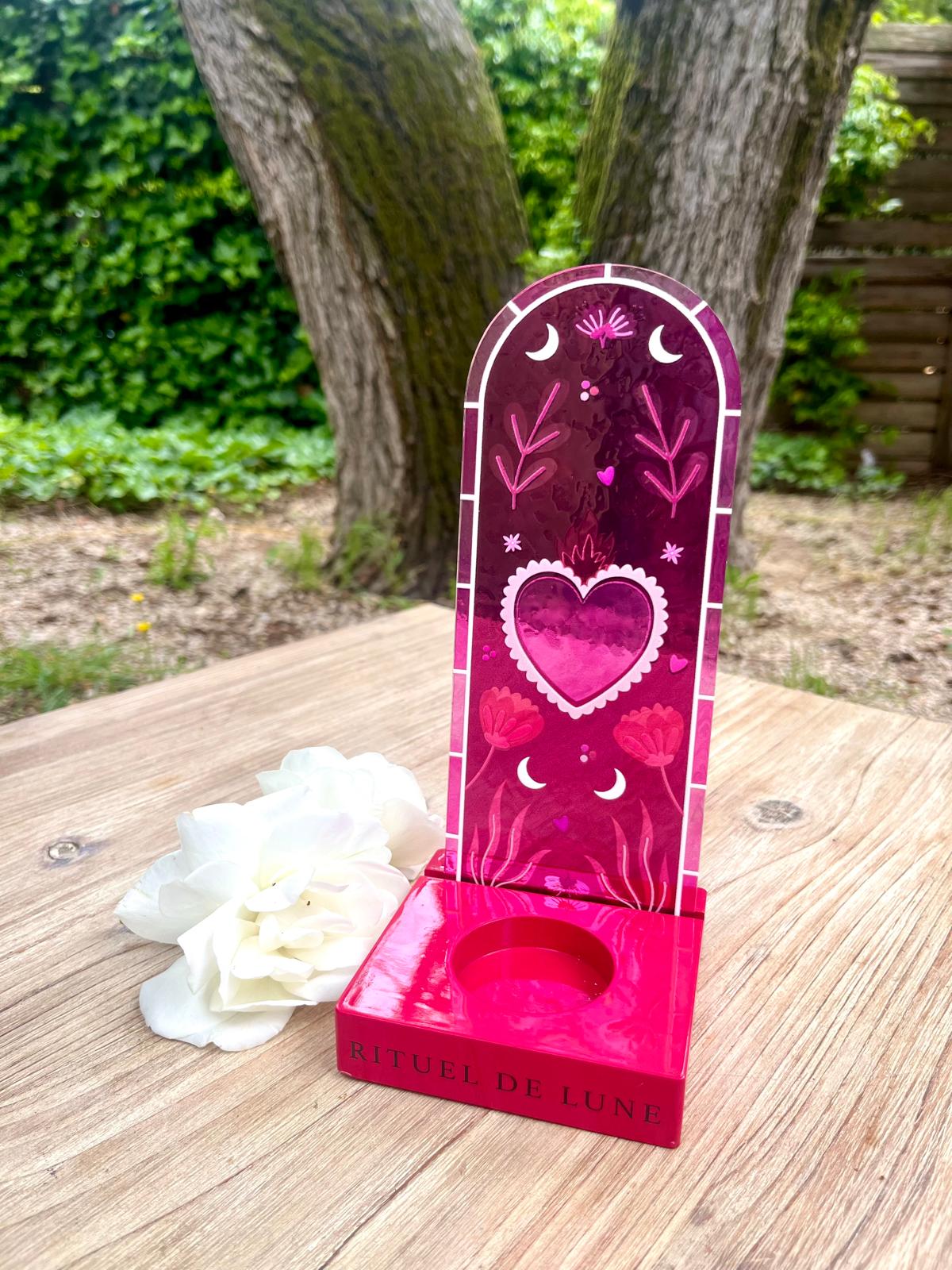 Vitrail, Autel à Intention – Le Cœur pour l’Amour