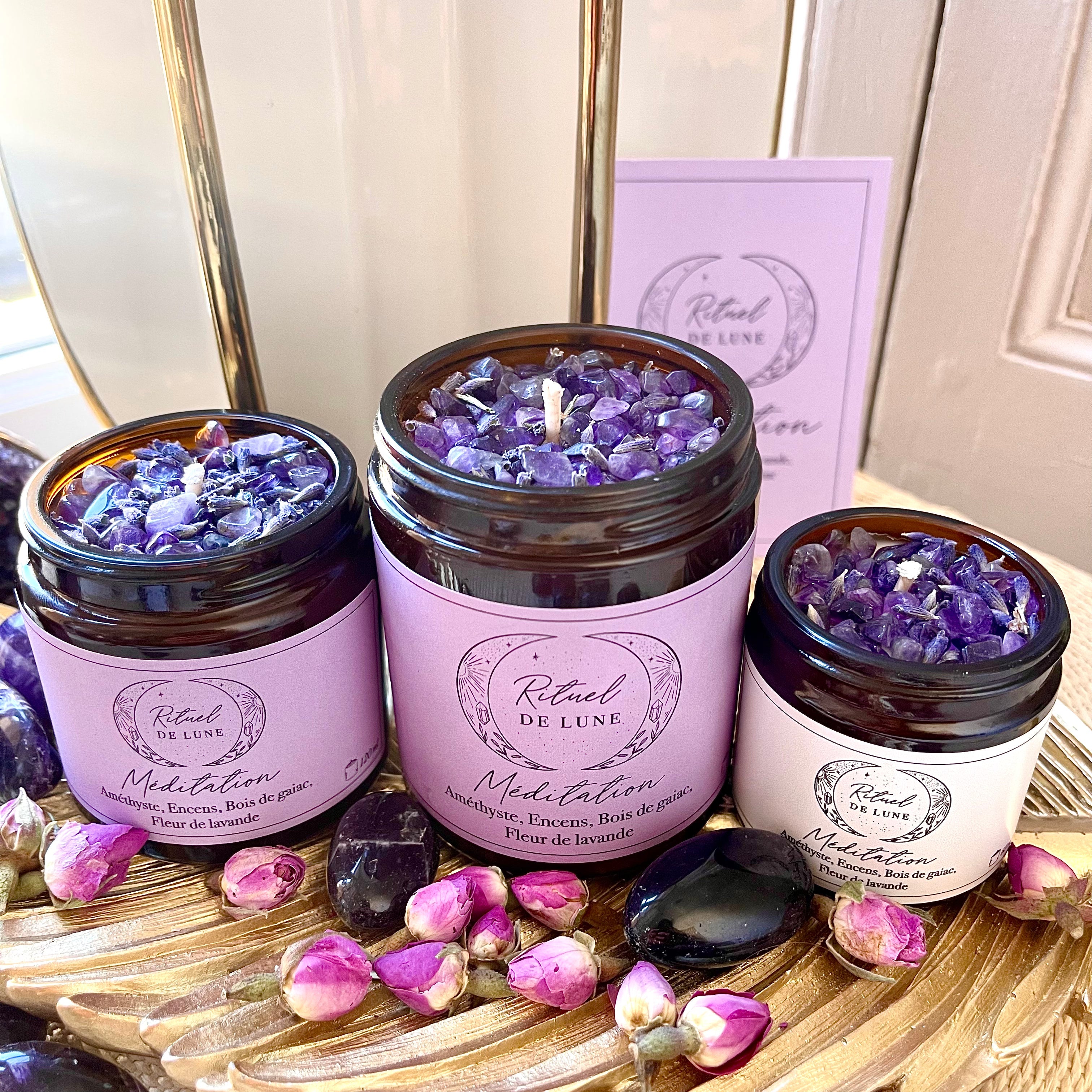 Bougie Essentielle MEDITATION • Rituel de Lune