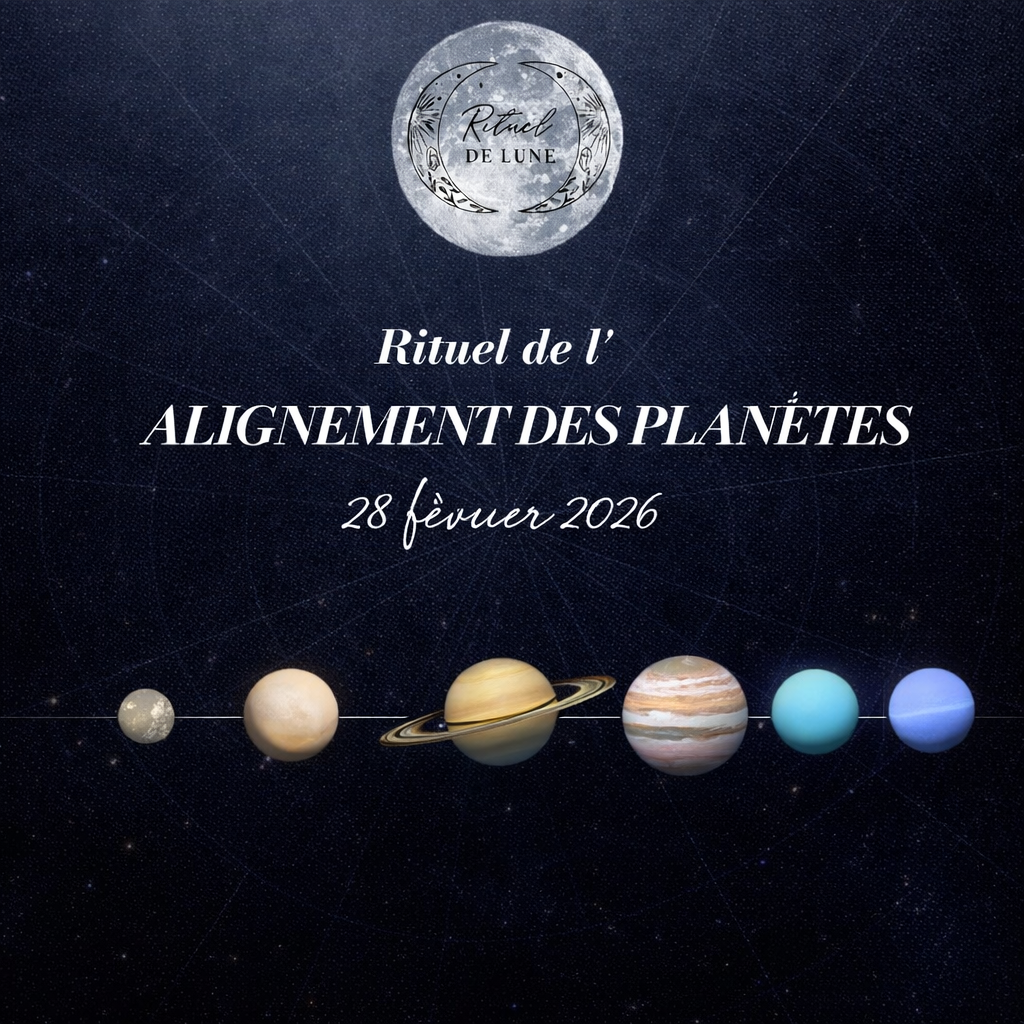 Alignement des planètes (28/02/2026) : signification, effets et rituel
