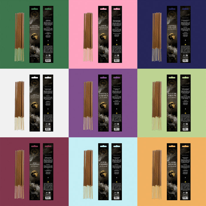 Les 9 encens d’intention Rituel de Lune