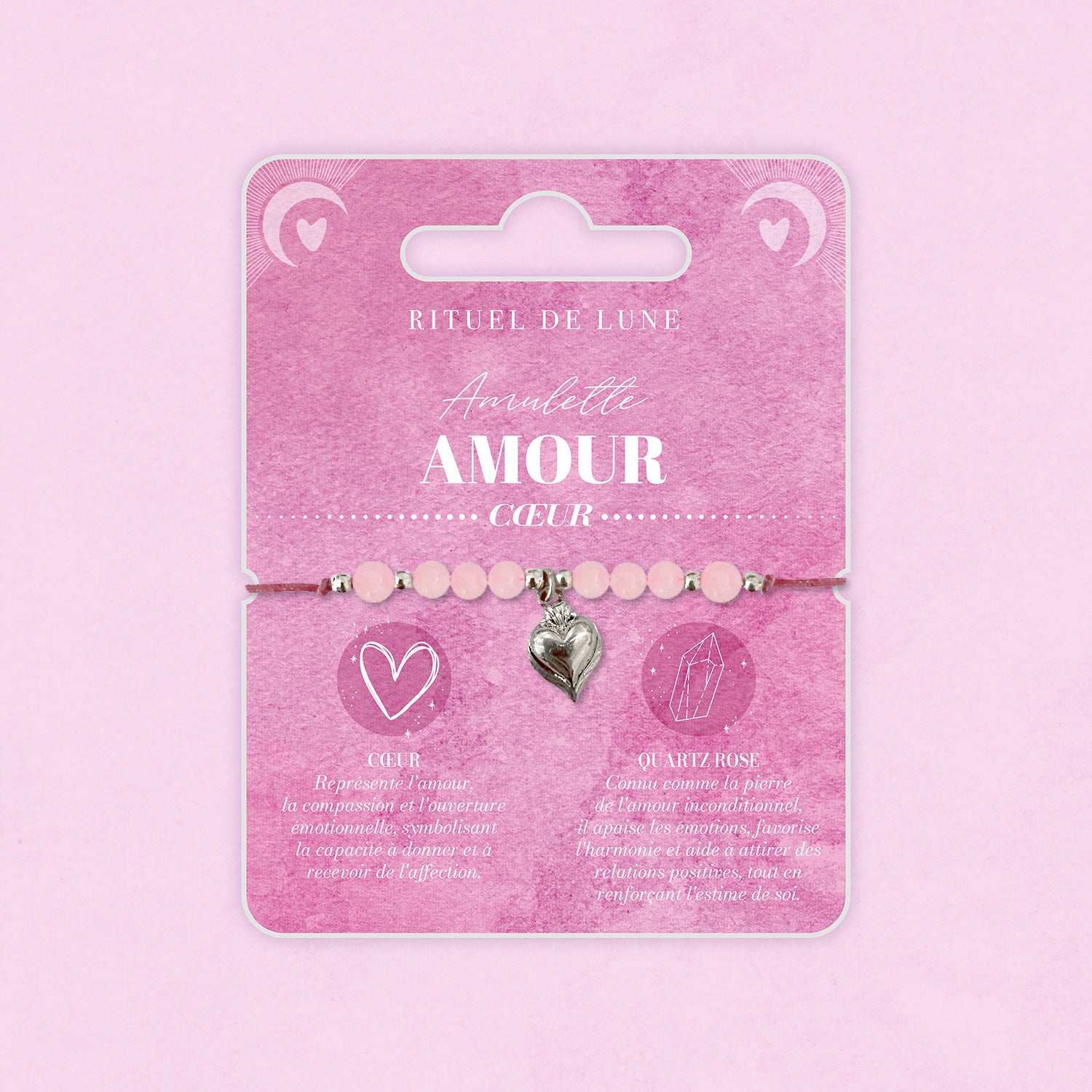 Bracelet Amulette Amour: Le cœur