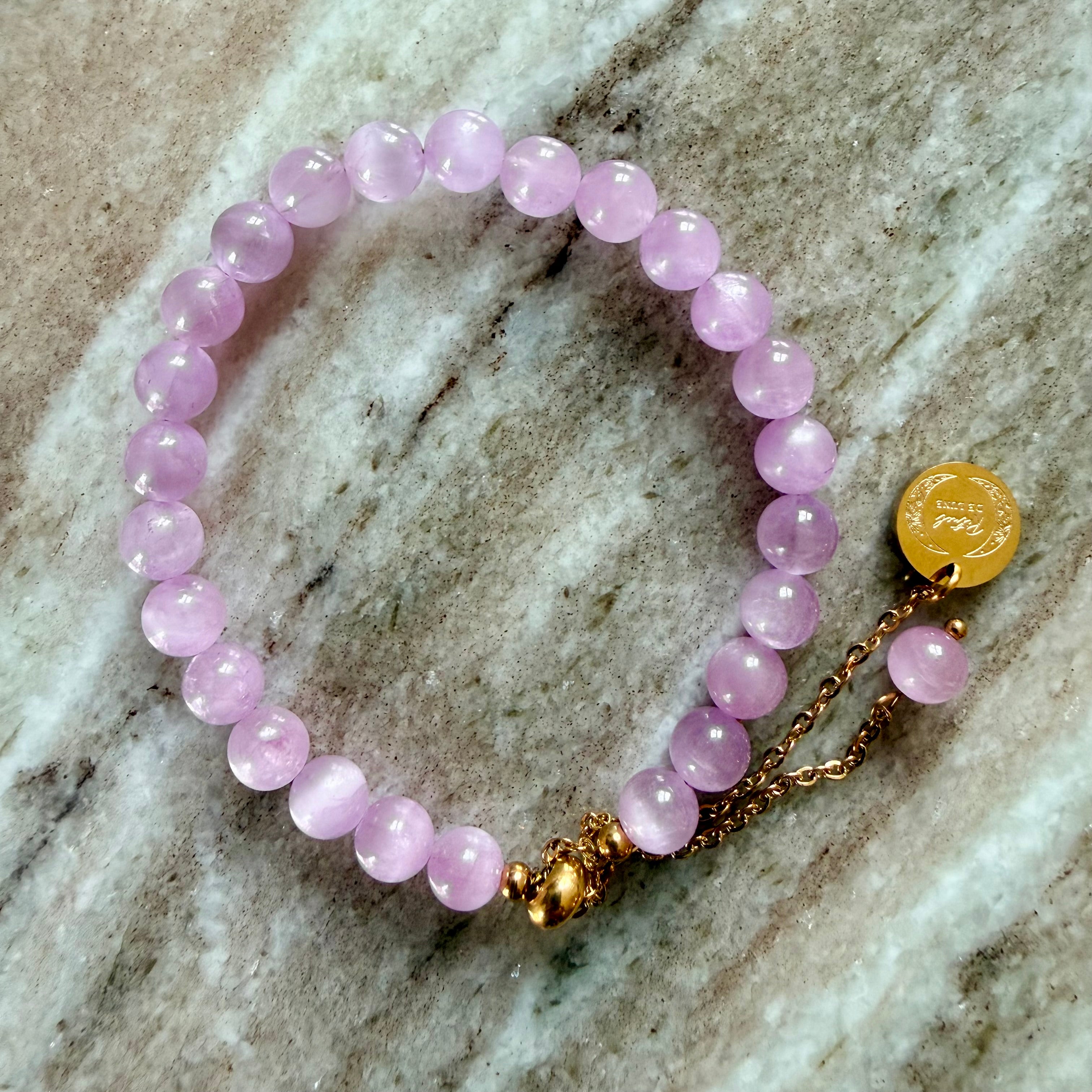 Bracelets en perles naturelles au choix - Amour & Douceur