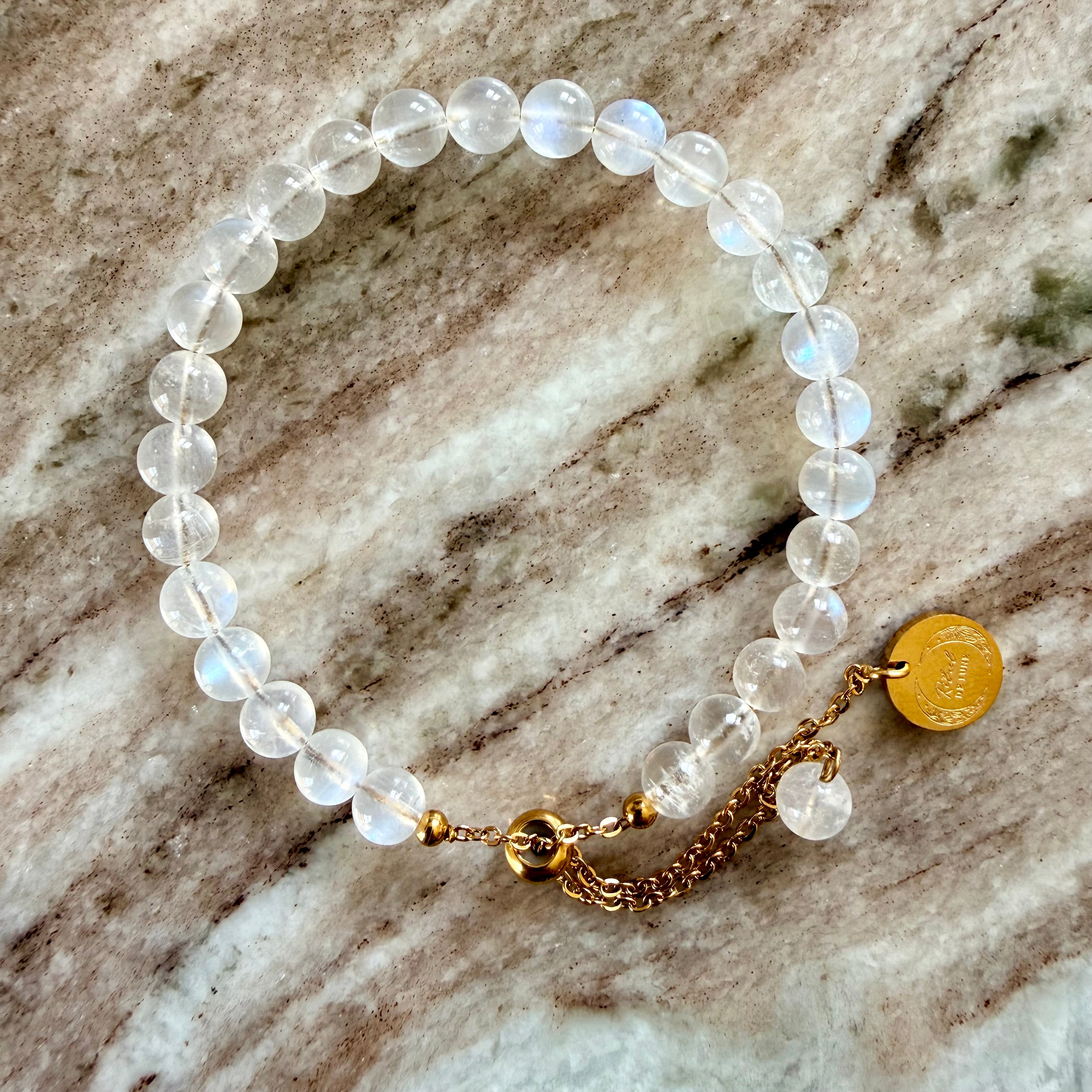 Bracelets en perles naturelles au choix - Calme & harmonie