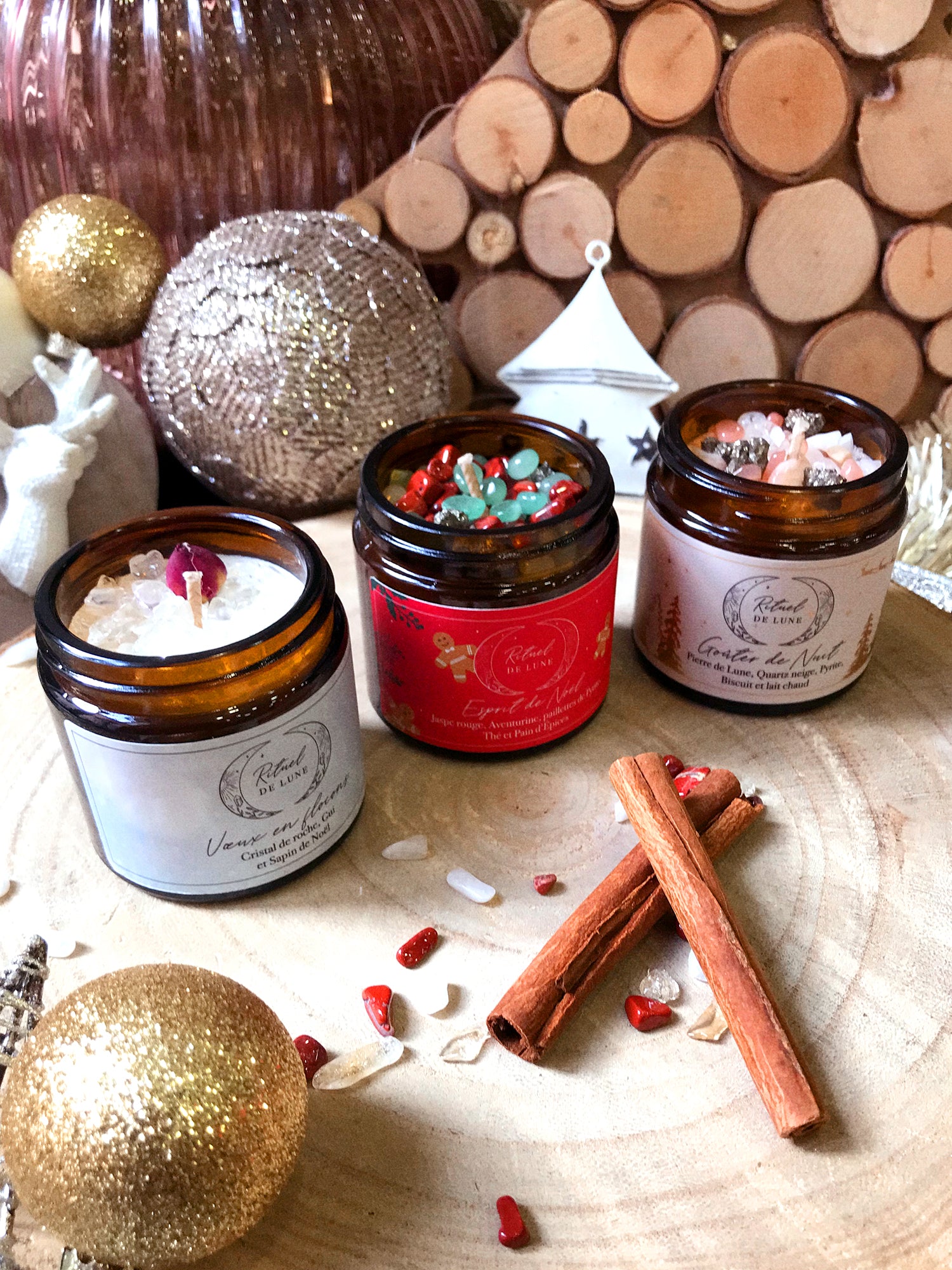 Coffret bougies de Noël