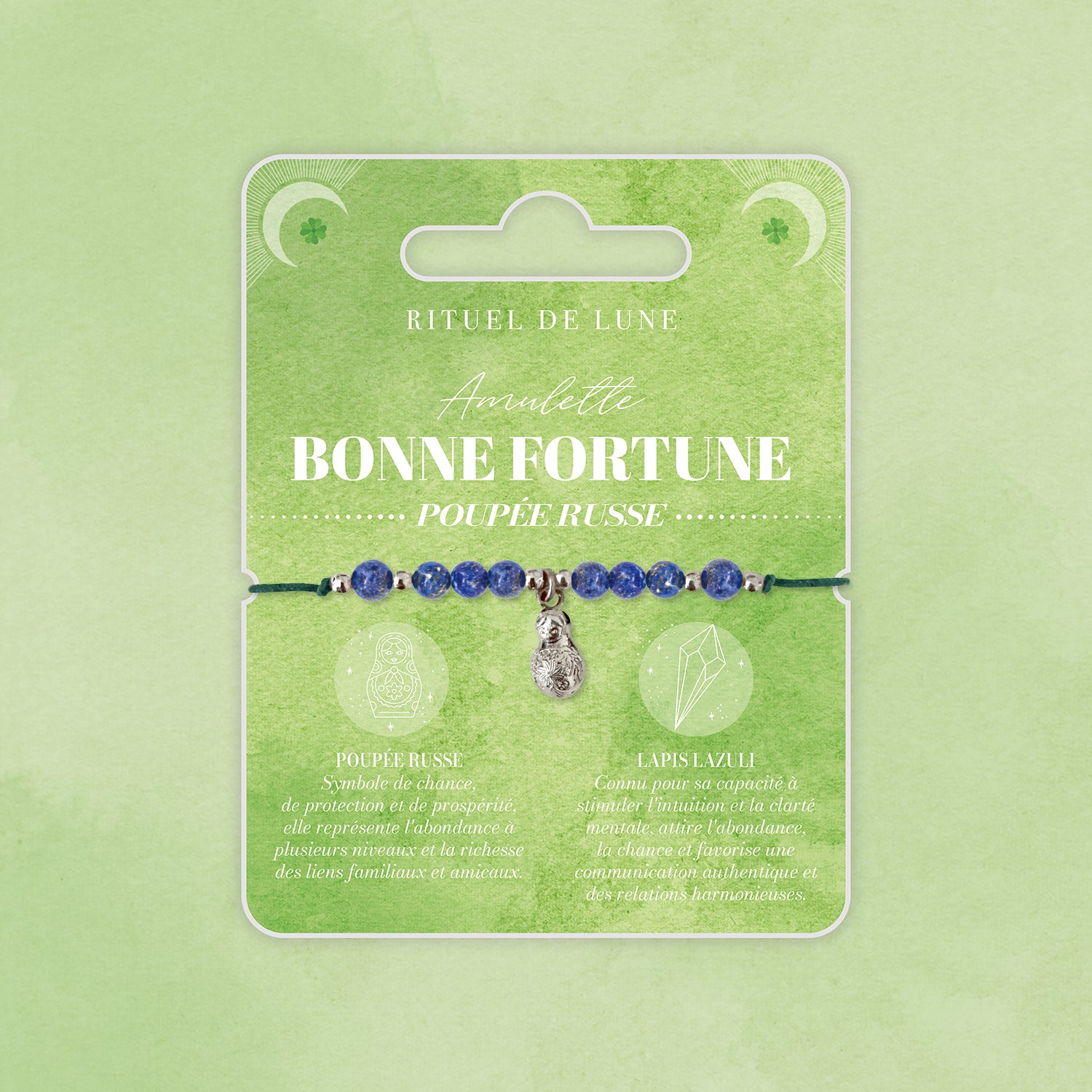 Bracelet Amulette Bonne Fortune: La poupée russe