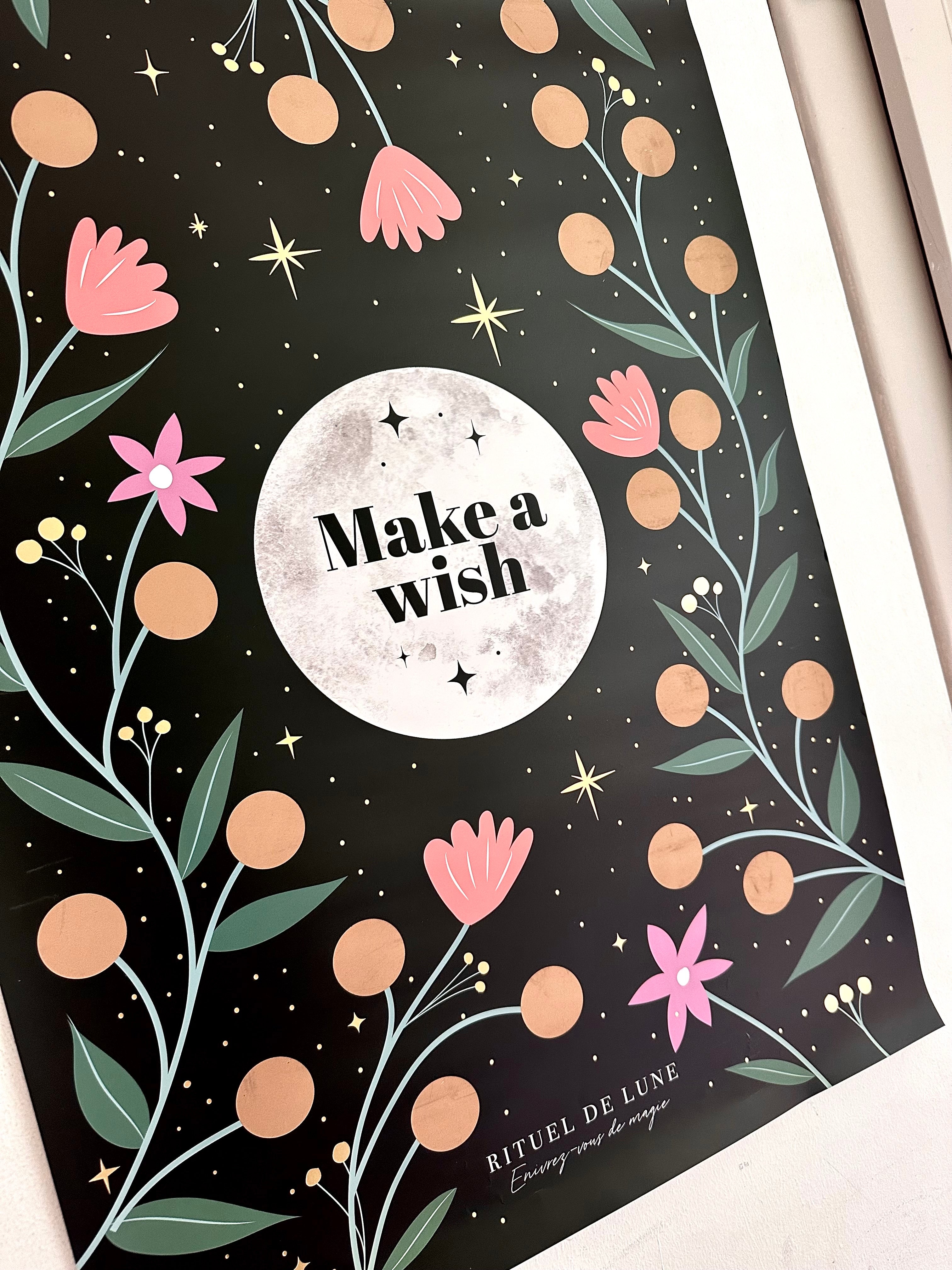 Calendrier de l'avent à gratter make a wish Rituel De Lune