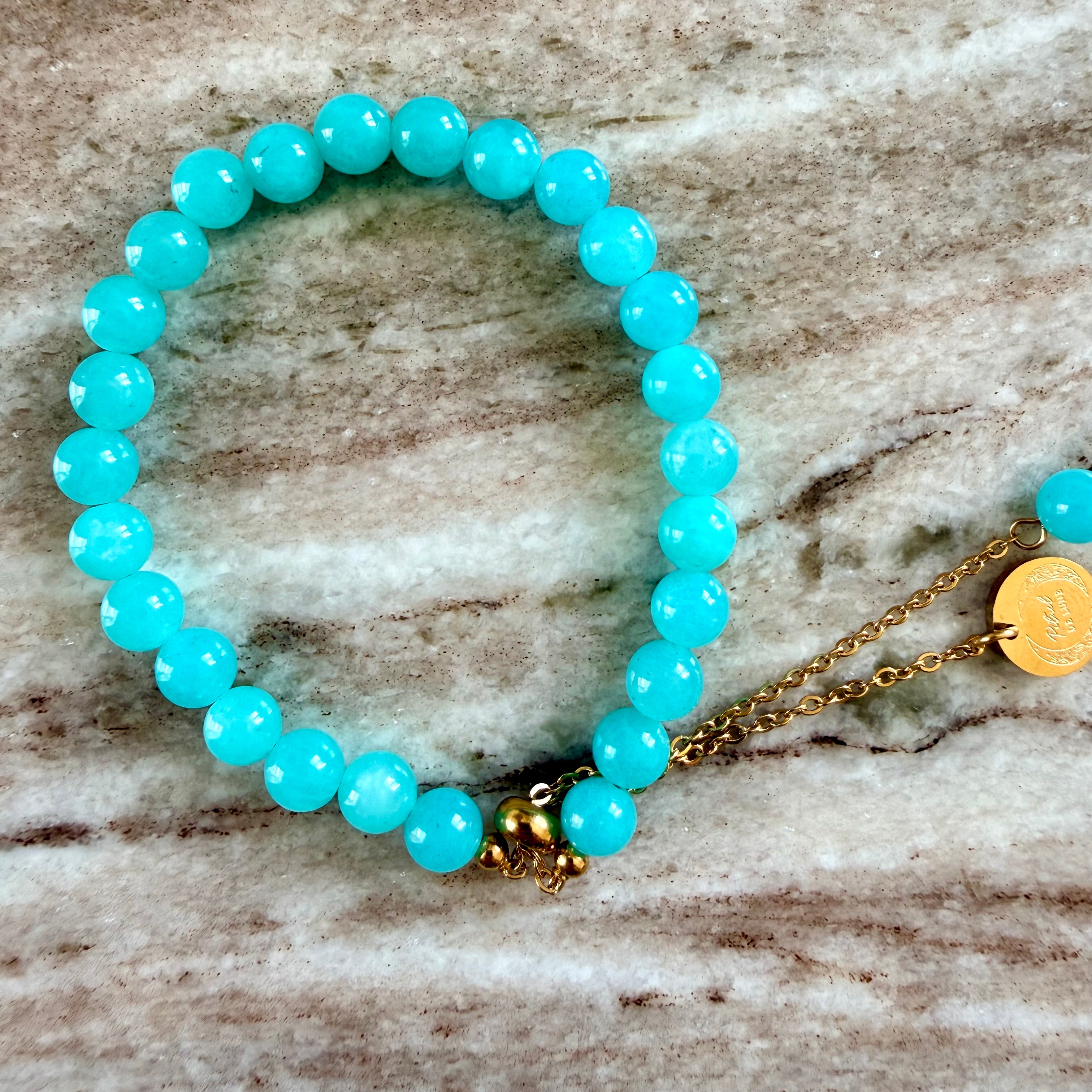 Bracelets en perles naturelles au choix - Calme & harmonie