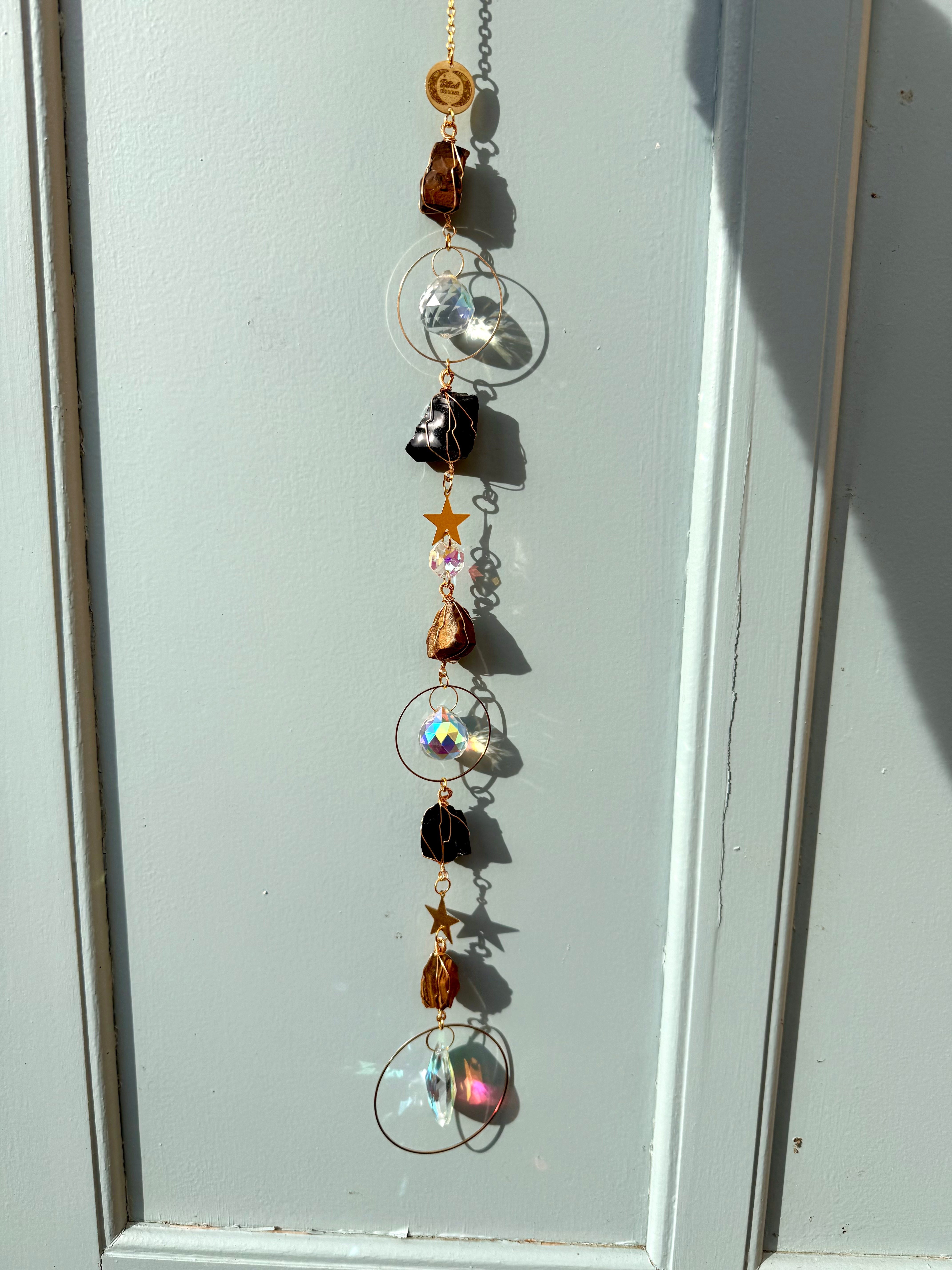 Suncatcher Protection- Onyx & Oeil de Tigre