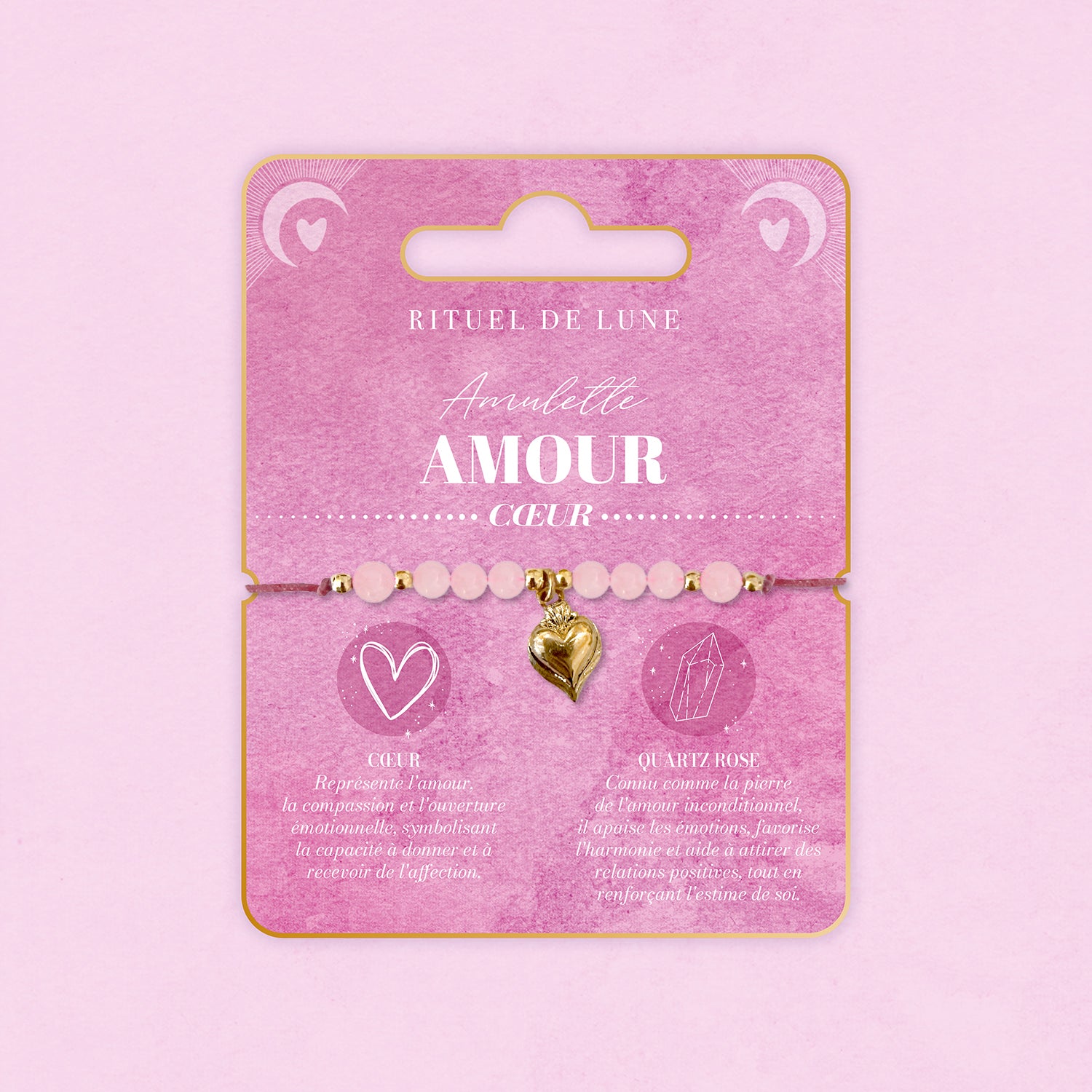 Bracelet Amulette Amour: Le cœur