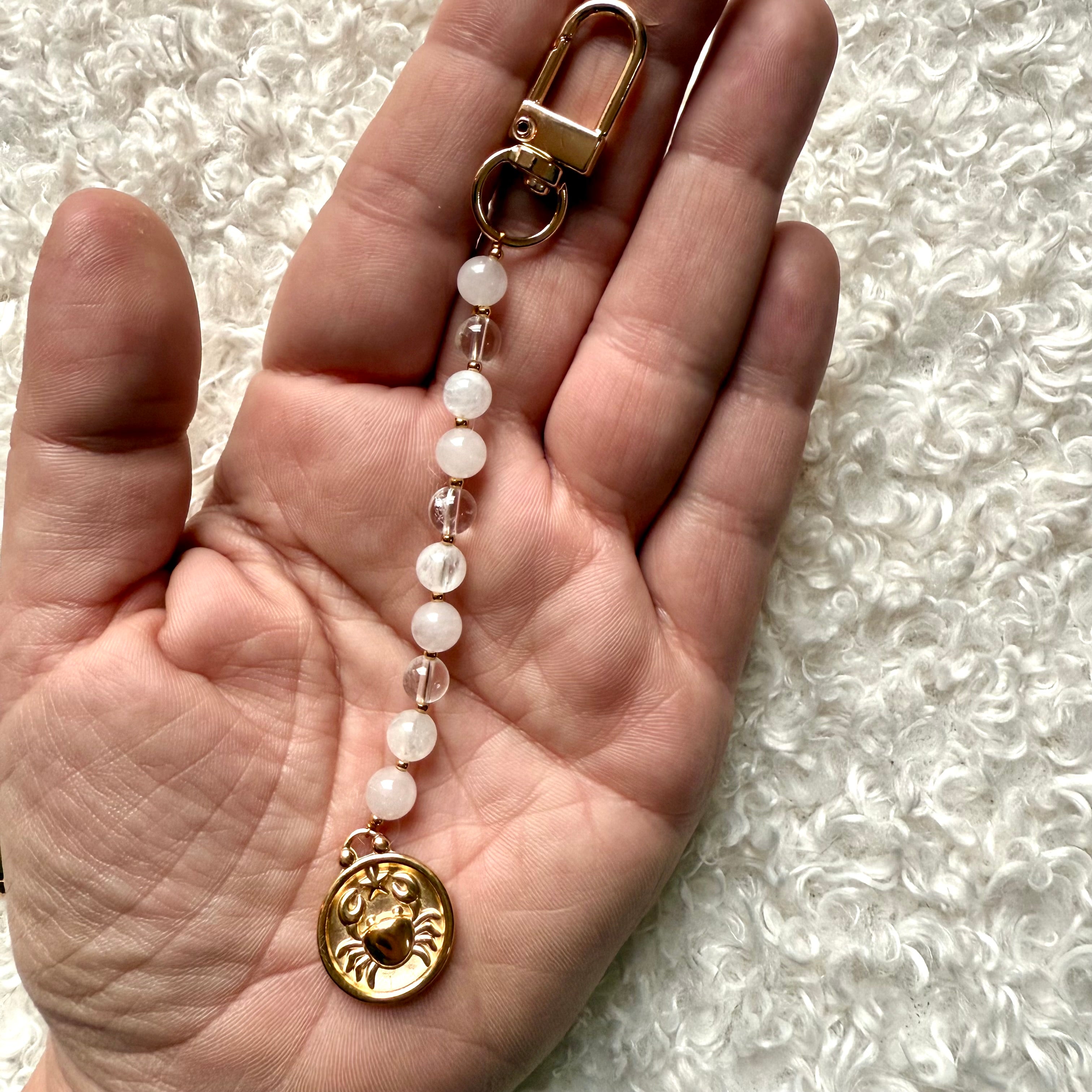 Ligne de perles naturelle astro cancer