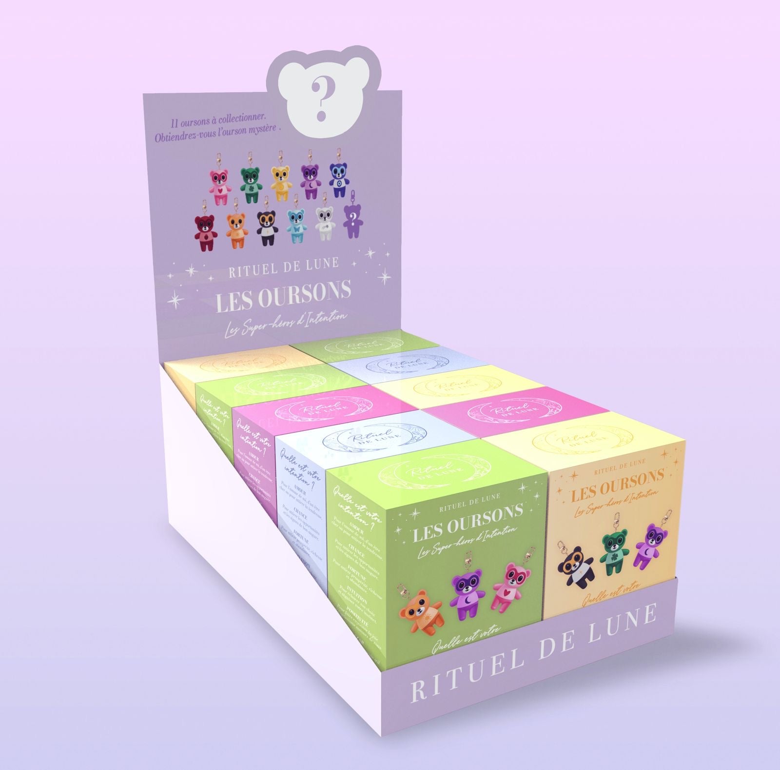 Pack collector Ourson Super Héros d’intention 10+1 mystère 50 exemplaires seulement
