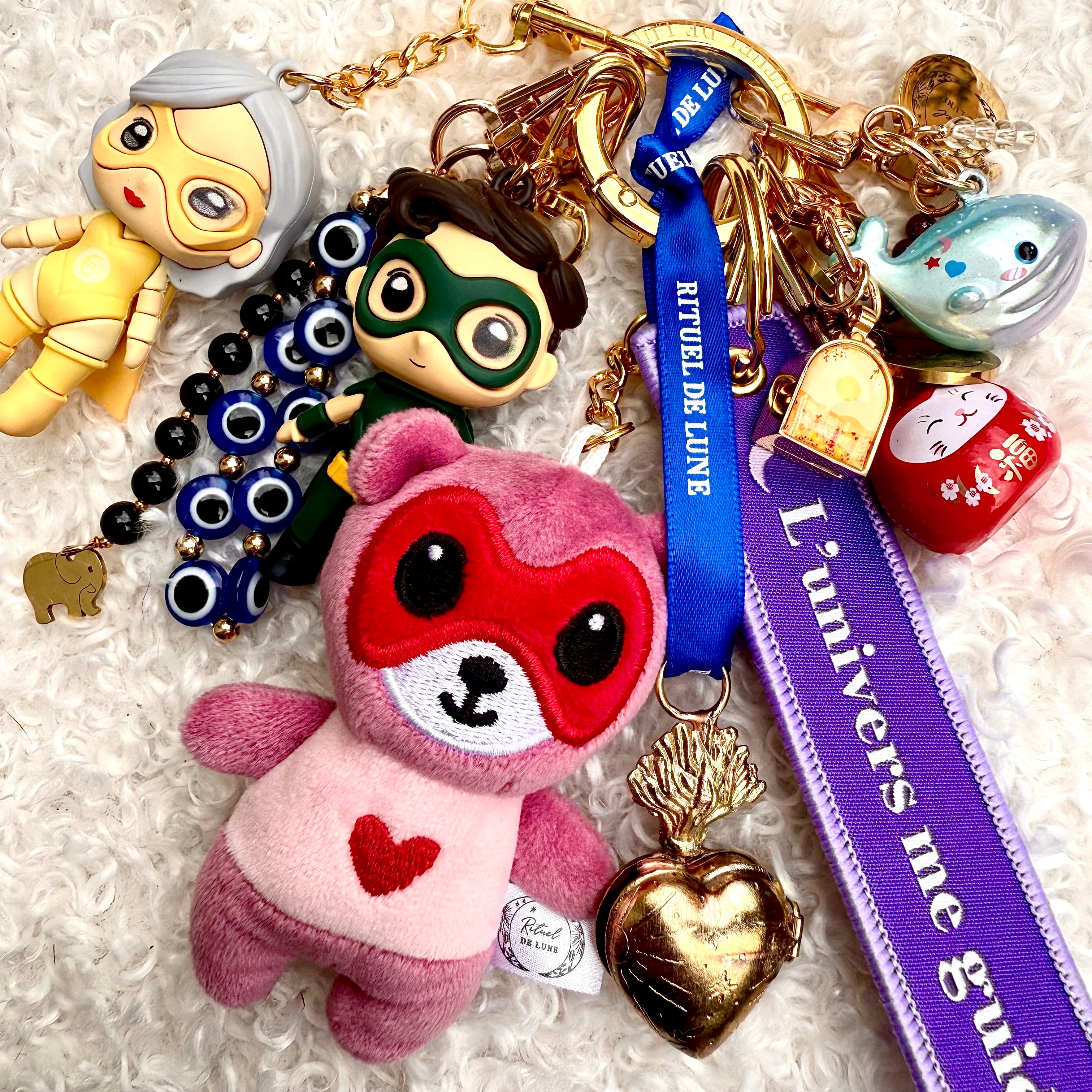 GRIGRI FULL INTENTION LES 10: amour, chance, vœux, passion, positivité, fortune, intuition, Nazar, protection et sérénité N°109