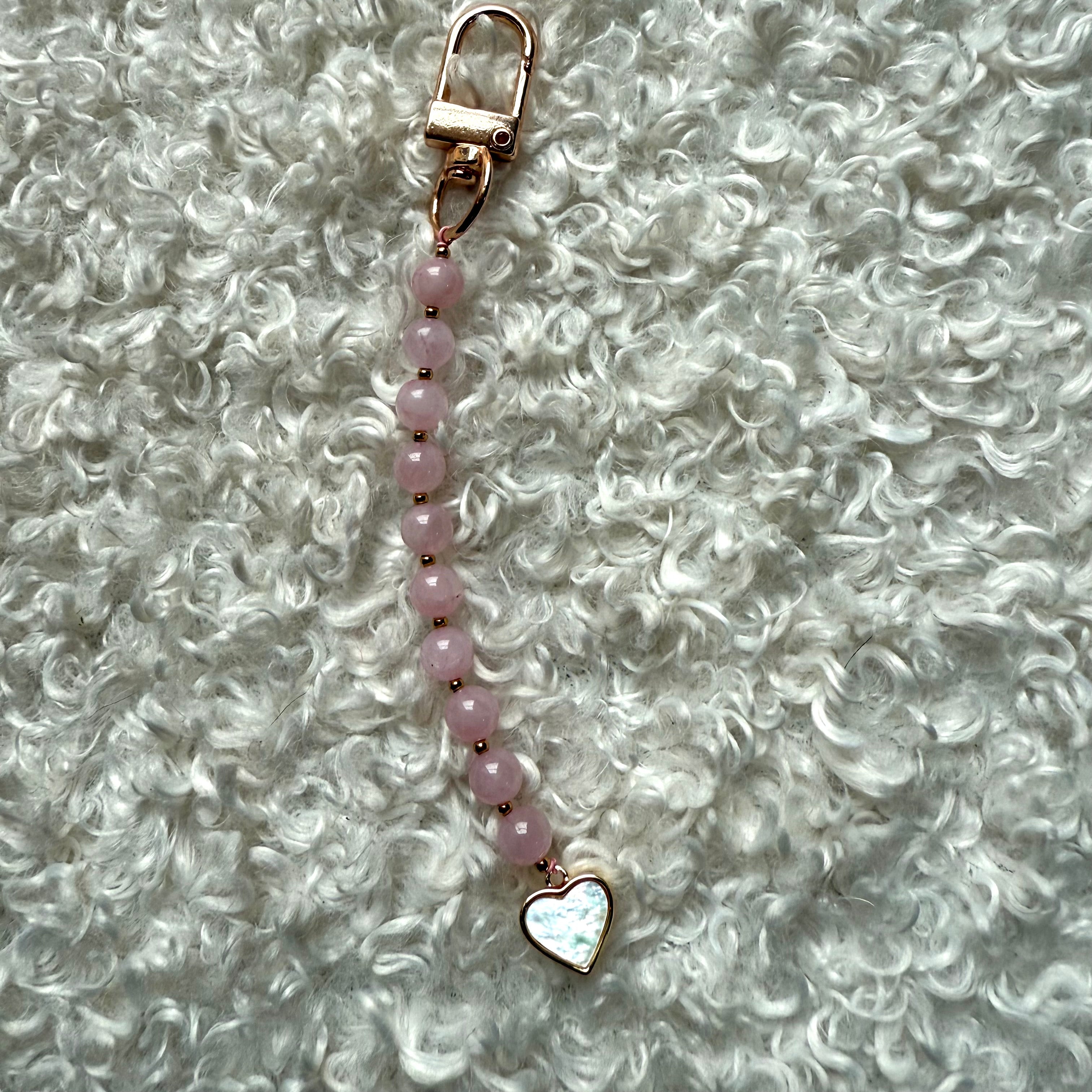 Ligne de perles naturelle amour