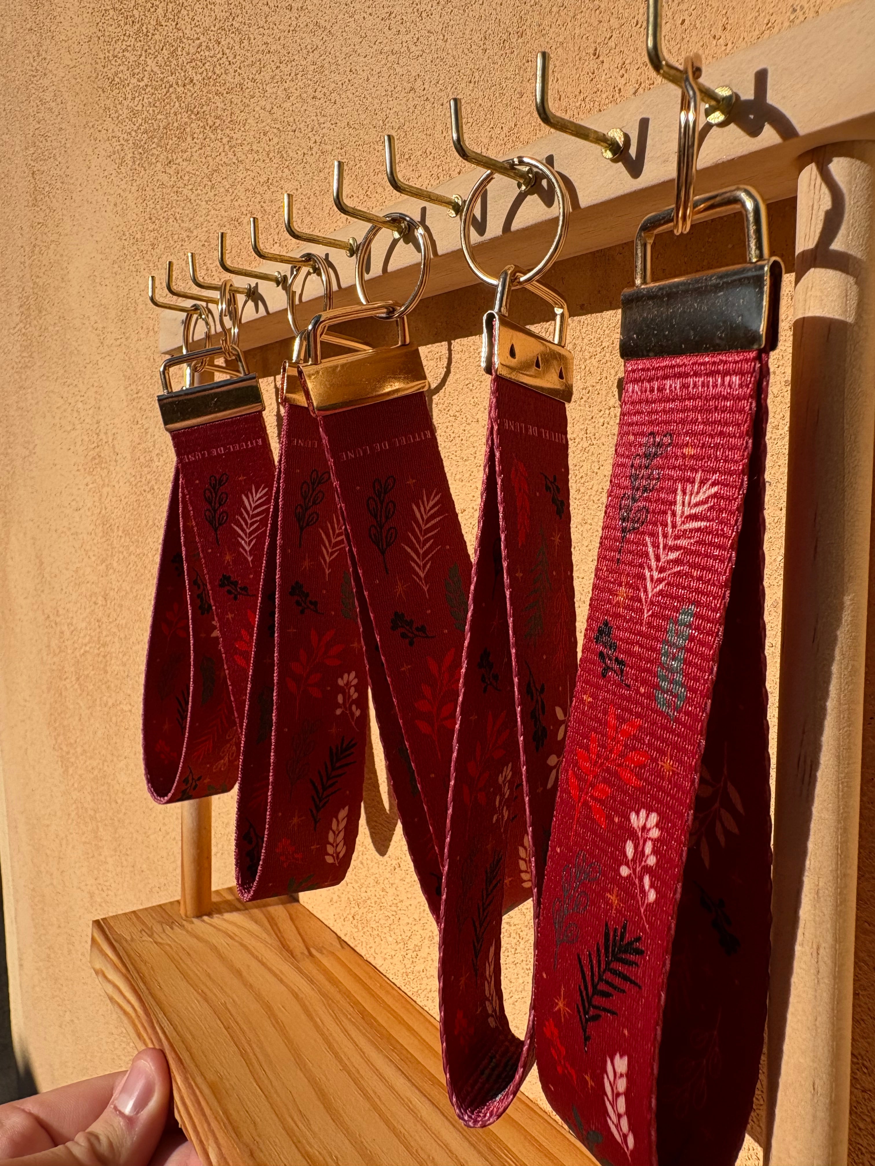 Porte clés Ruban double tour Noël