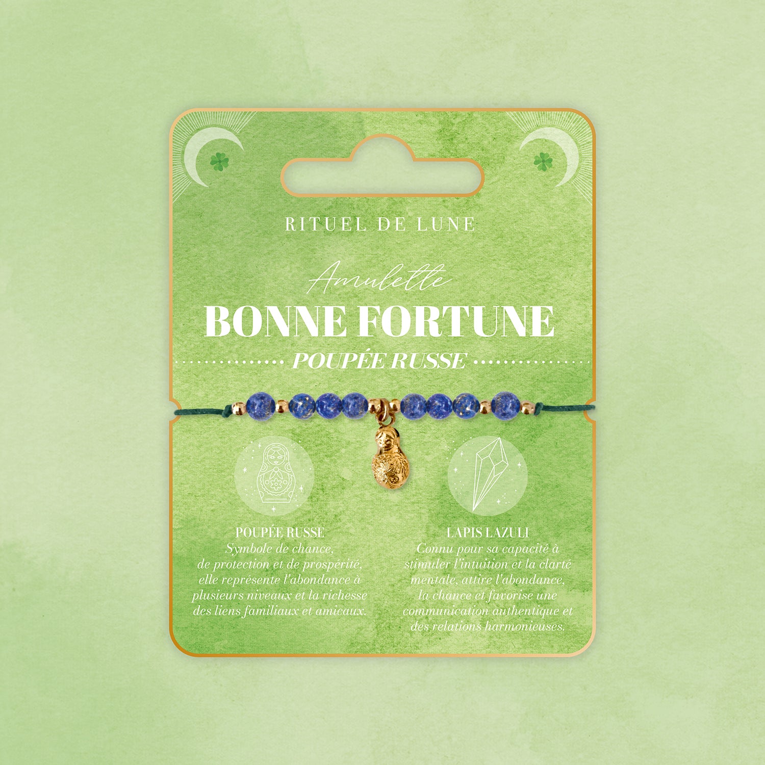 Bracelet Amulette Bonne Fortune: La poupée russe