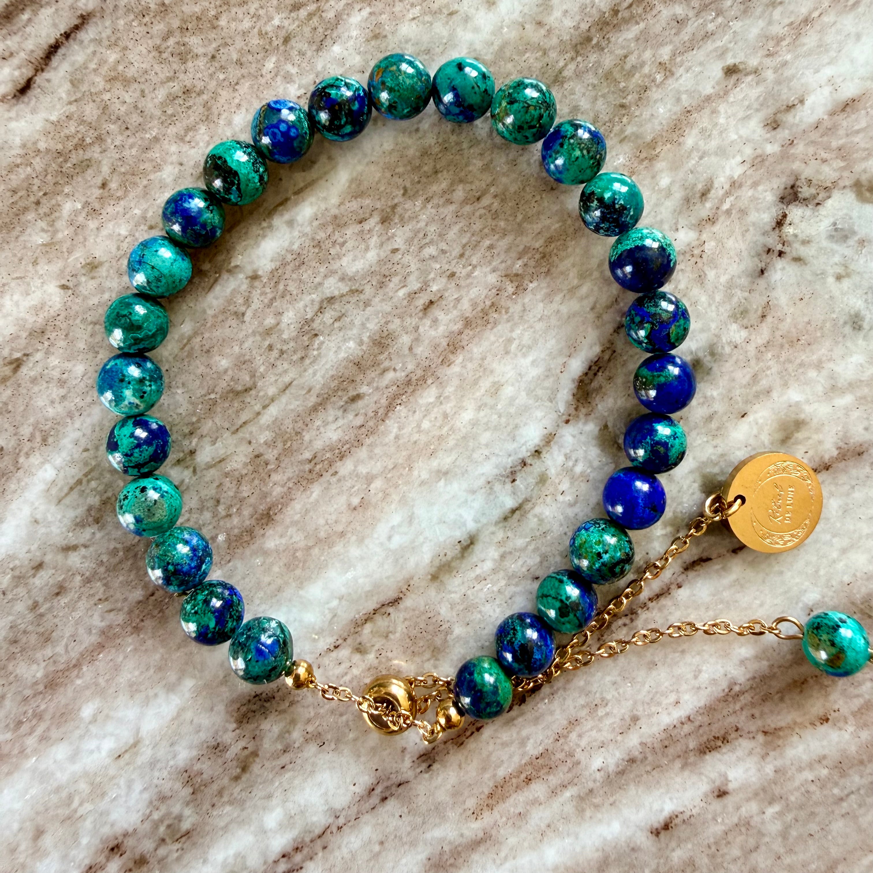 Bracelets en perles naturelles au choix - Calme & harmonie