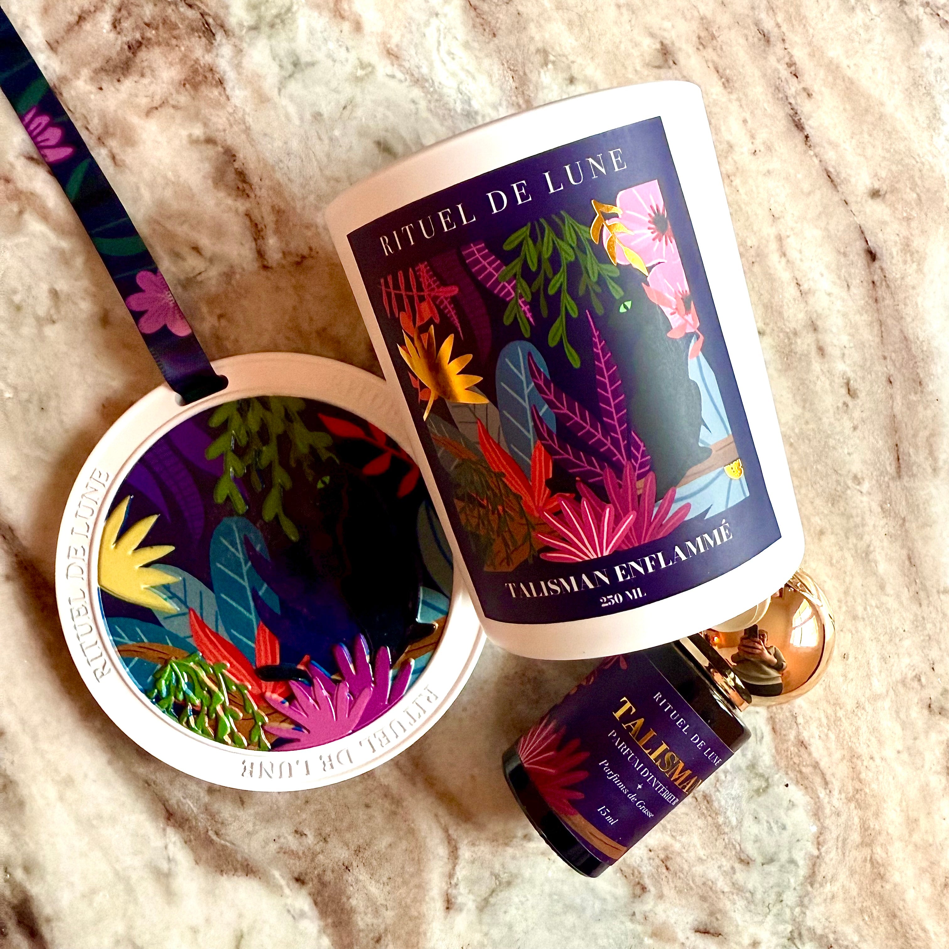 🔥 Ensemble Rituel – Talisman Enflammé 🔥