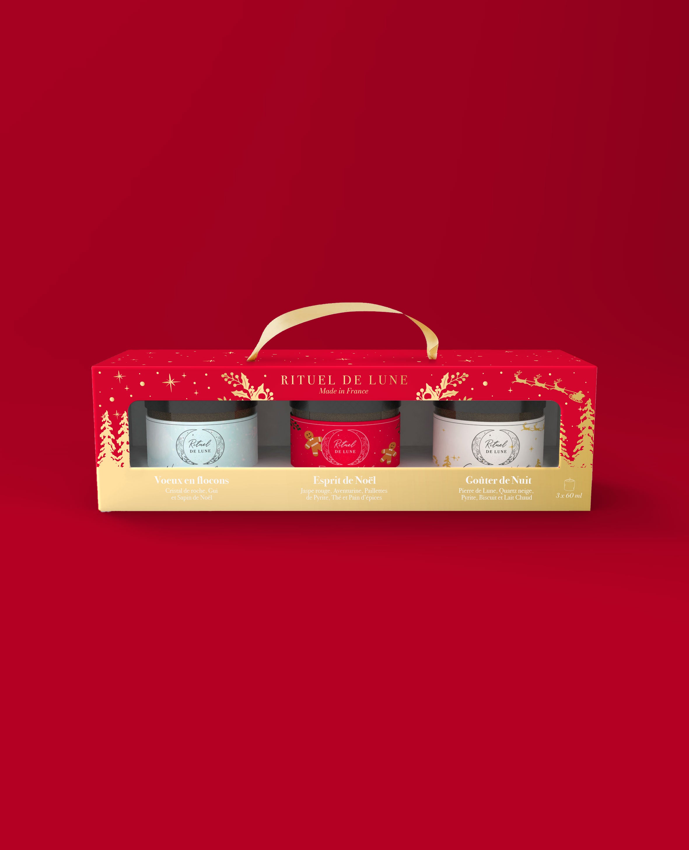 Coffret bougies de Noël