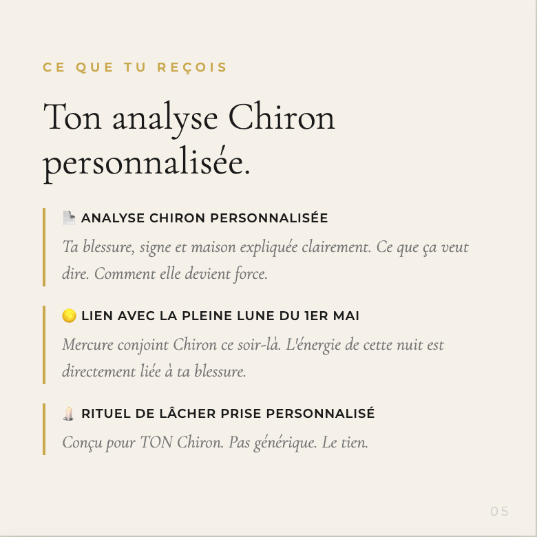 CHIRON ET PLEINE LUNE EN SCORPION