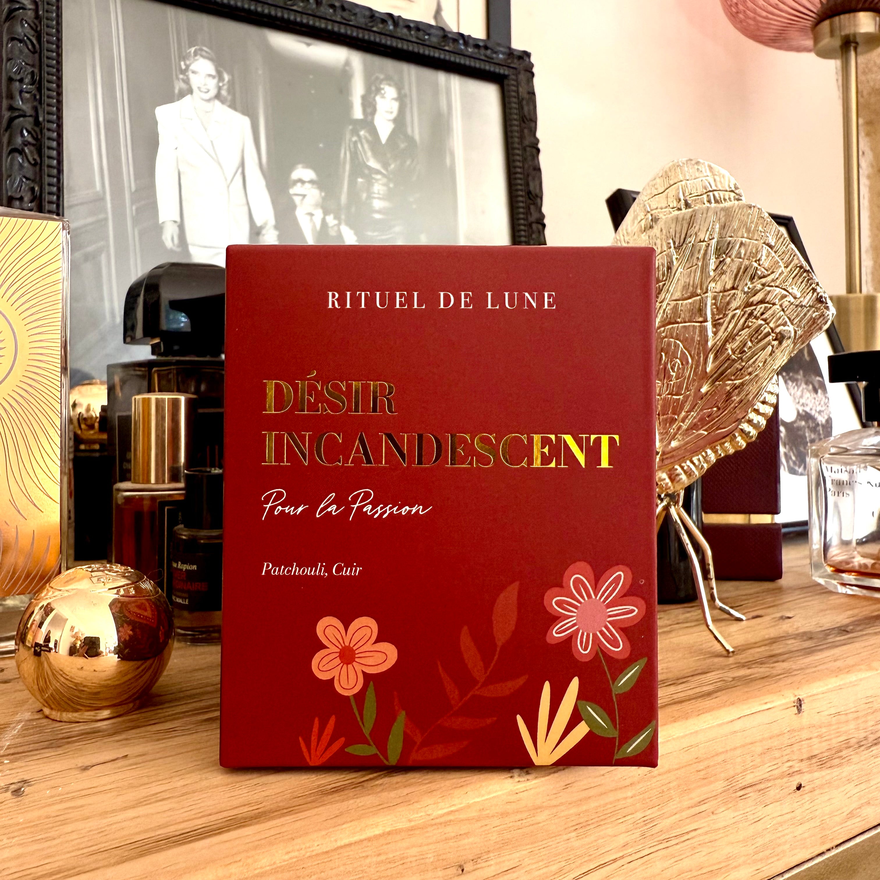 Bougie "Désir Incandescent" pour l'amour, la passion et le désir  - 250ml
