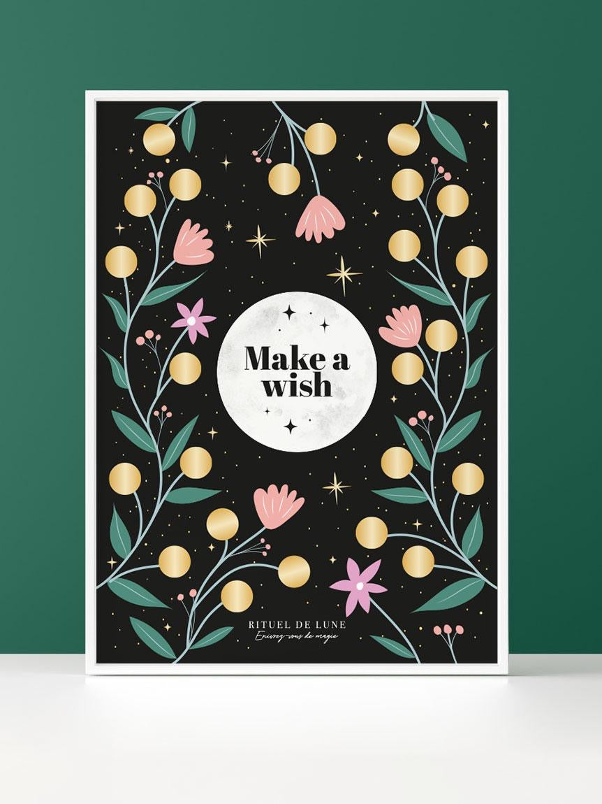 Calendrier de l'avent à gratter make a wish Rituel De Lune