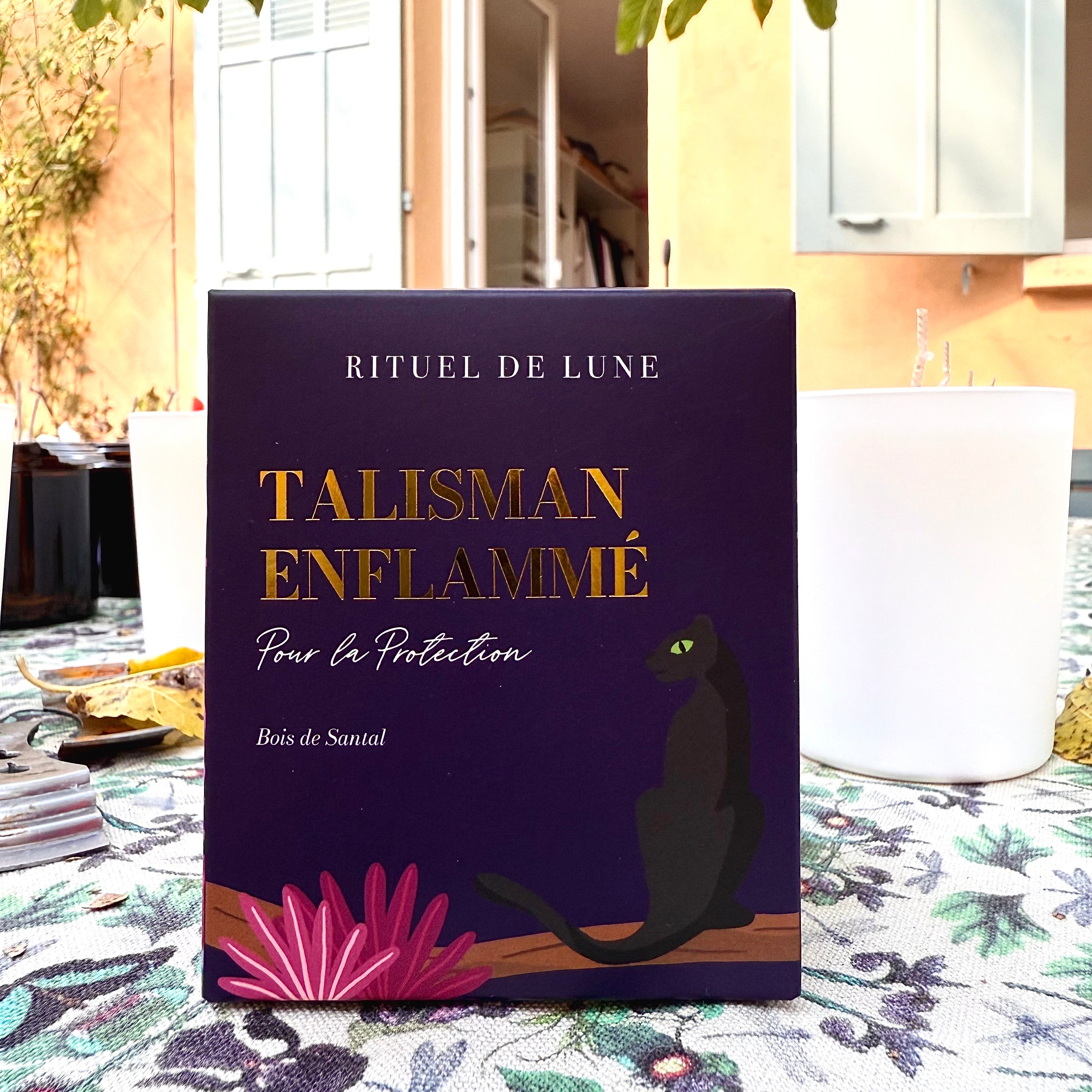 Bougie "Talisman Enflammé" pour la protection et la purification - 250ml