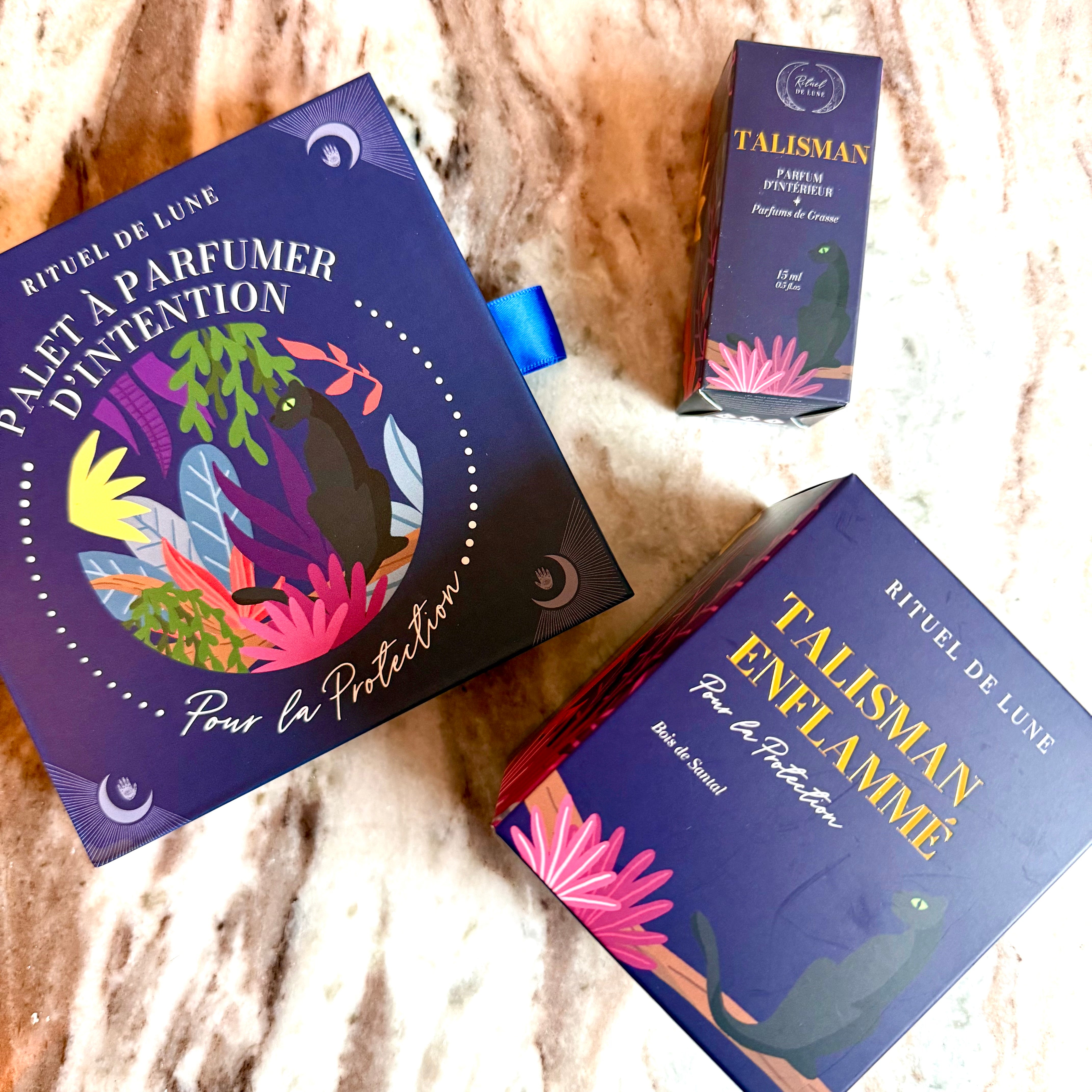 🔥 Ensemble Rituel – Talisman Enflammé 🔥