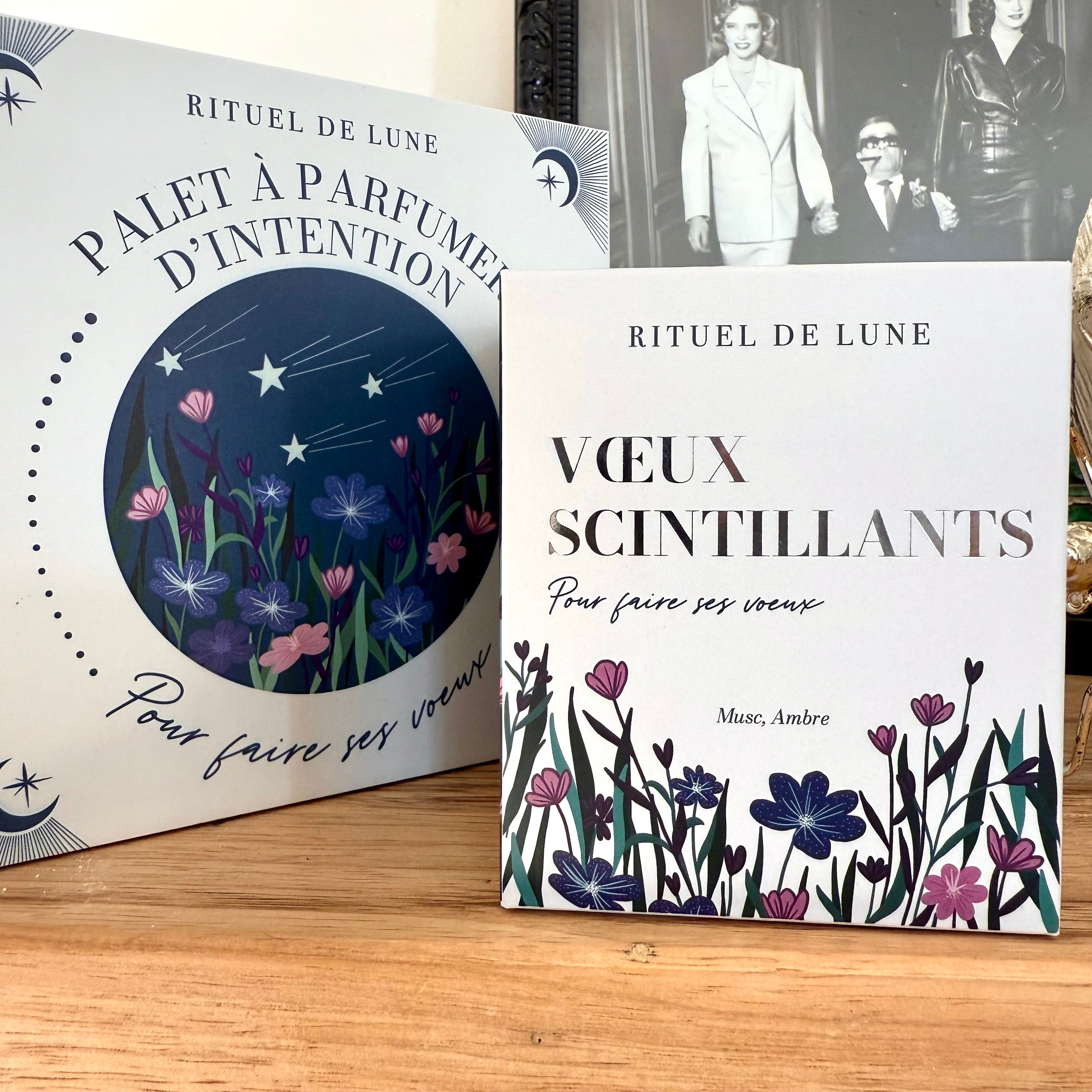 Bougie "Voeux Scintillants" pour la réalisation de ses voeux - 250ml