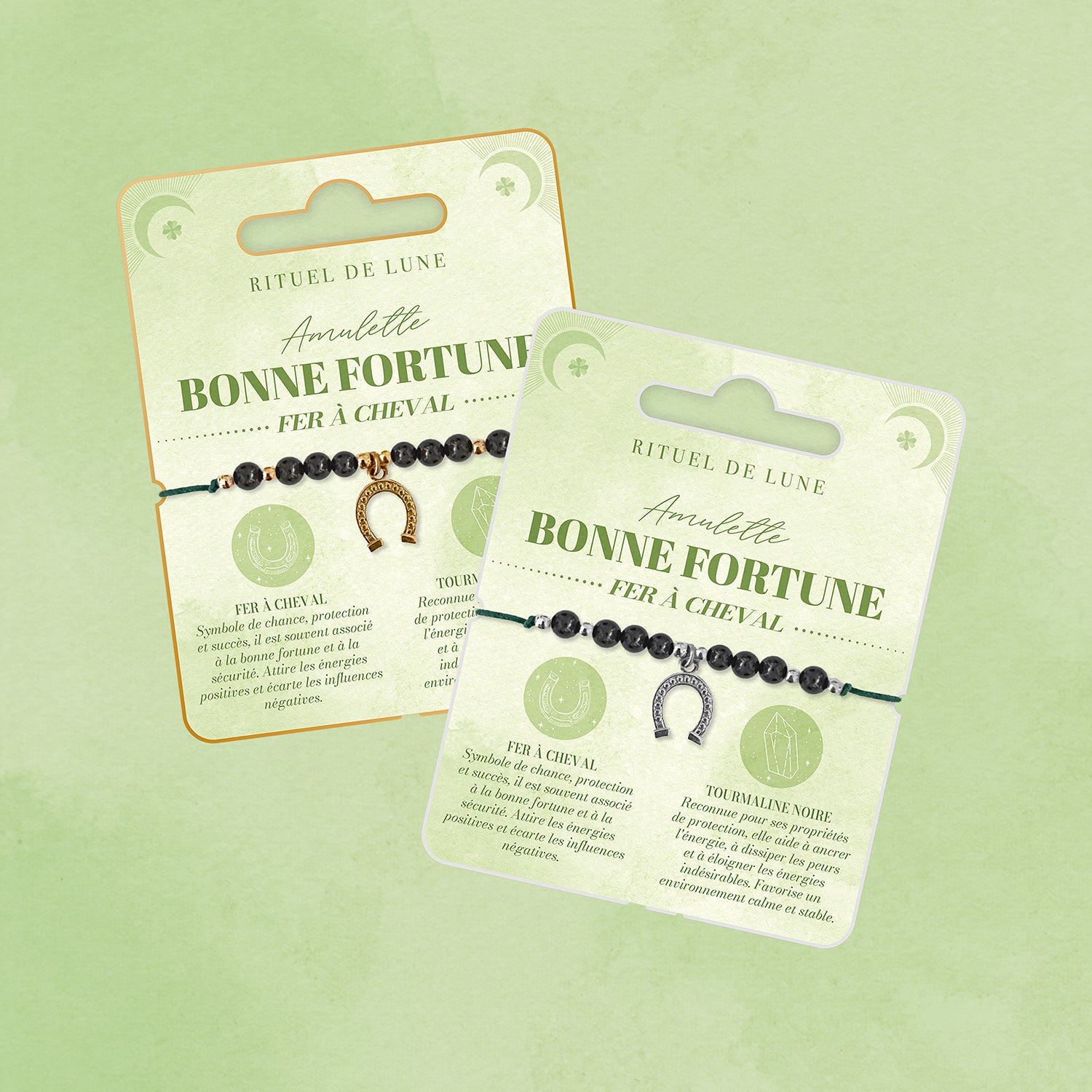 Bracelet Amulette Bonne Fortune: Le fer à cheval