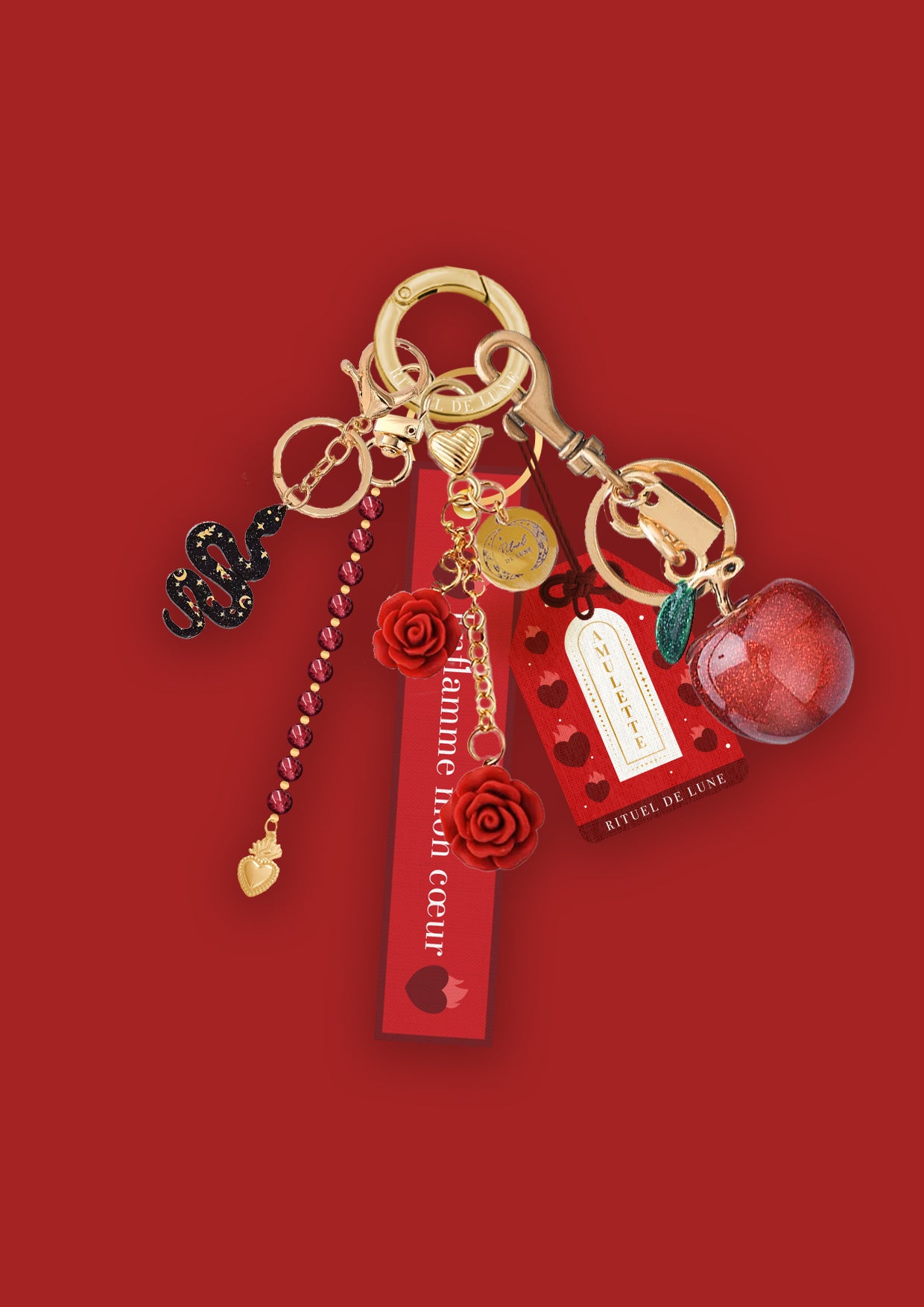 Gri-Gri de sac intention Passion/Désir avec ou sans poupée héroïne