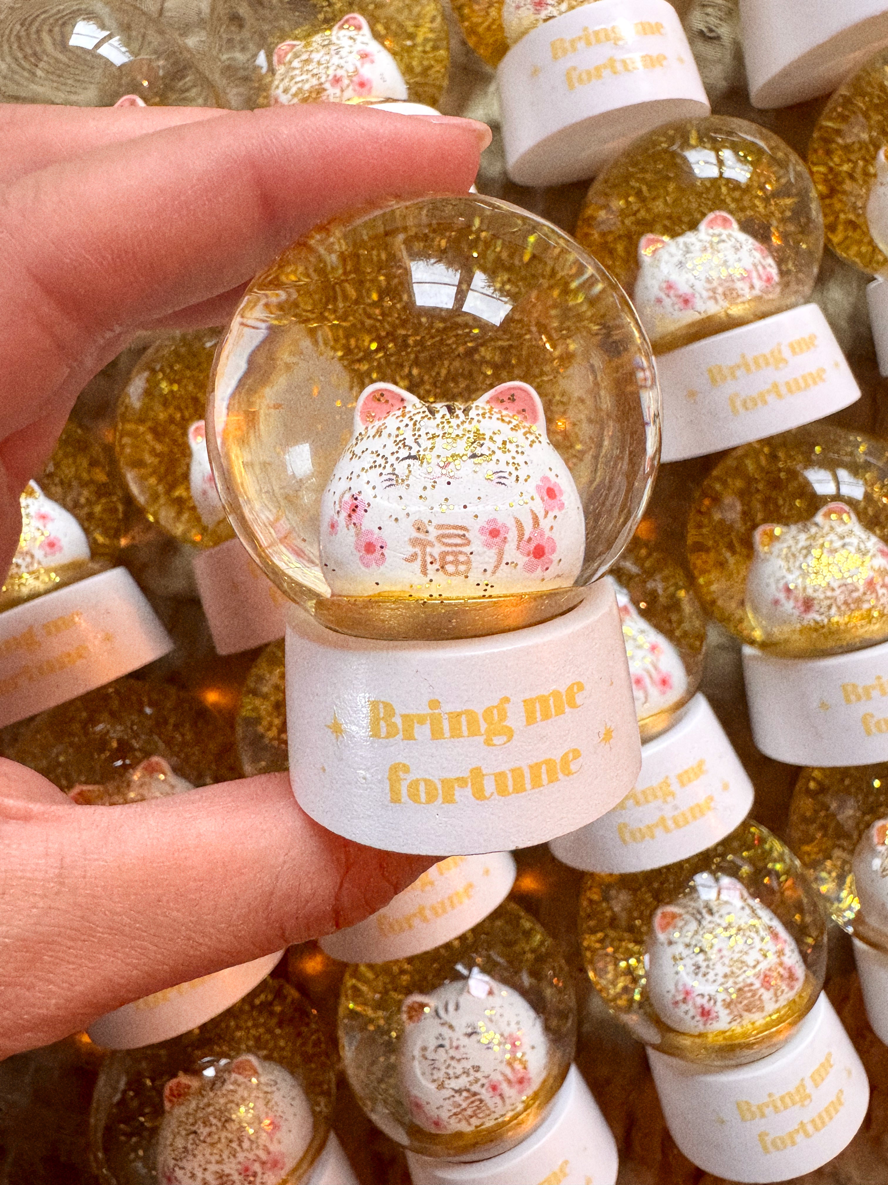 Mini boule à neige "Bring me fortune"