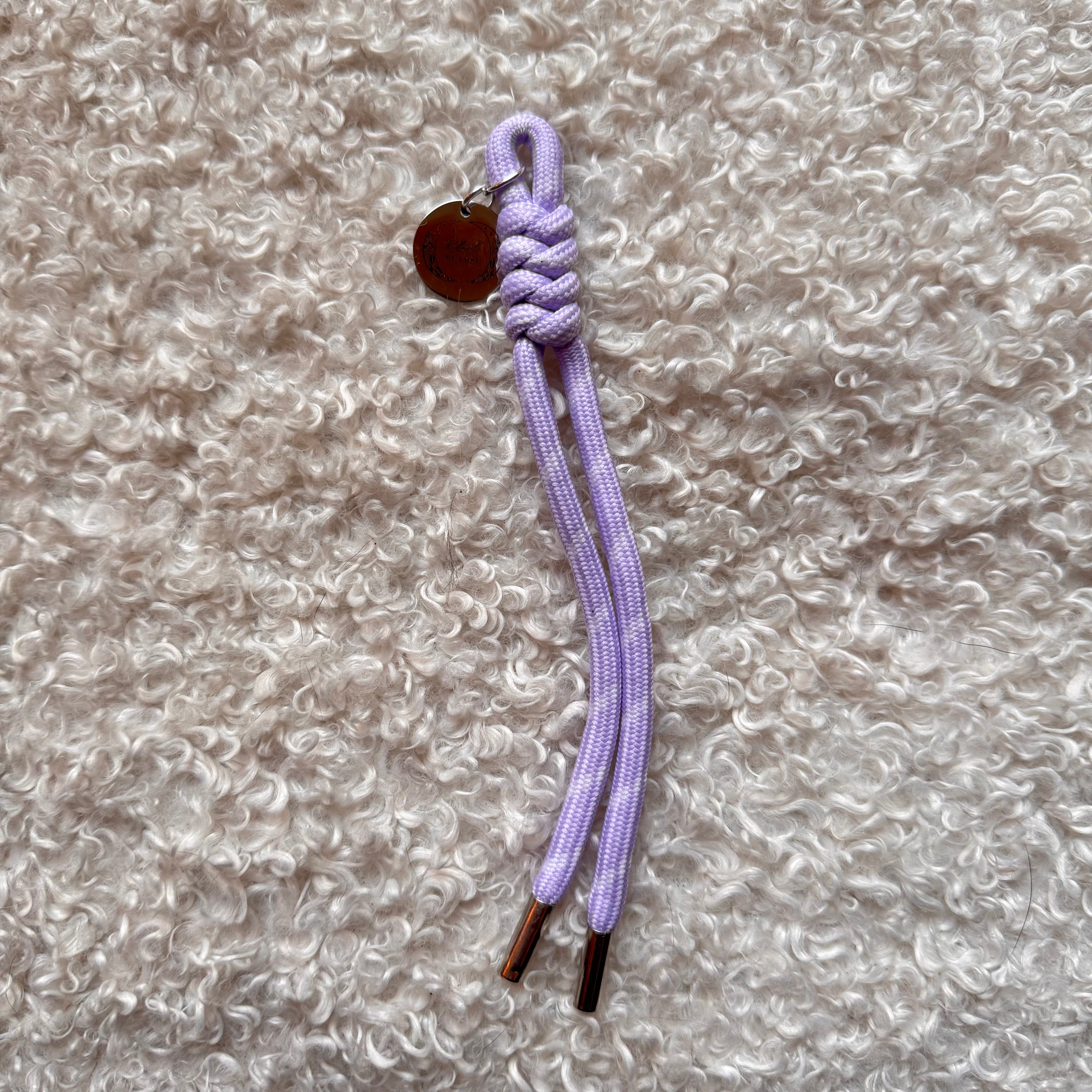 Porte-clé Ruban Nœud — Lila