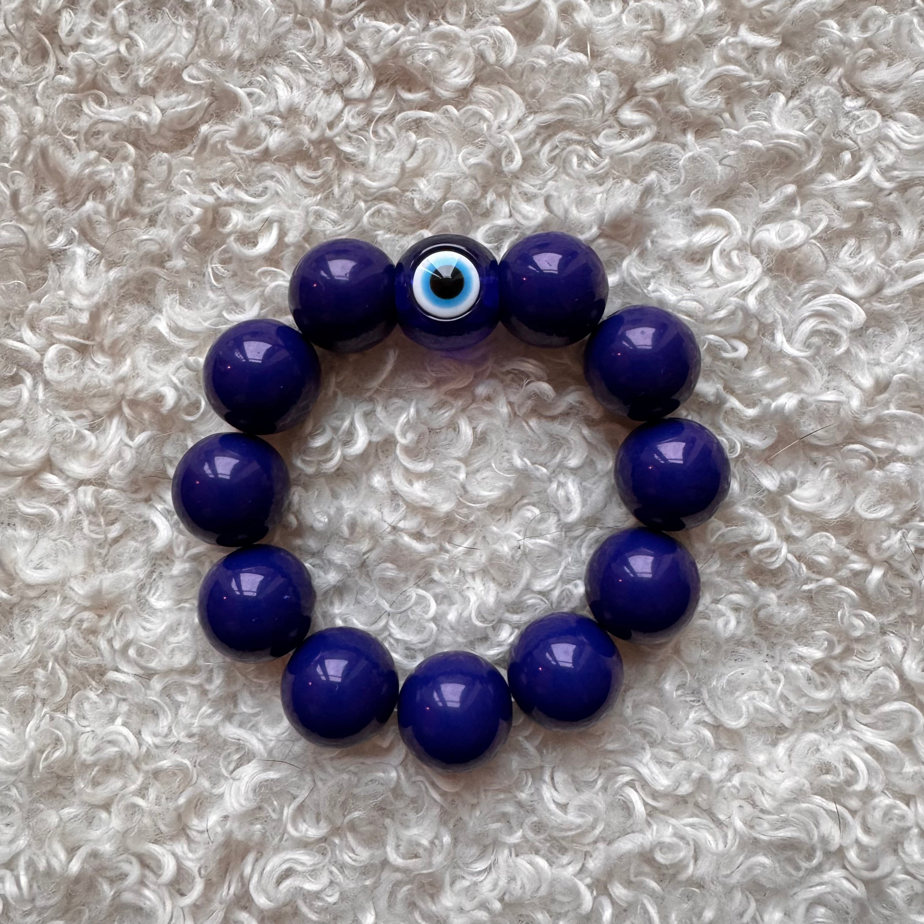 Bracelet Nazar — Grosses Perles Œil de Nazar