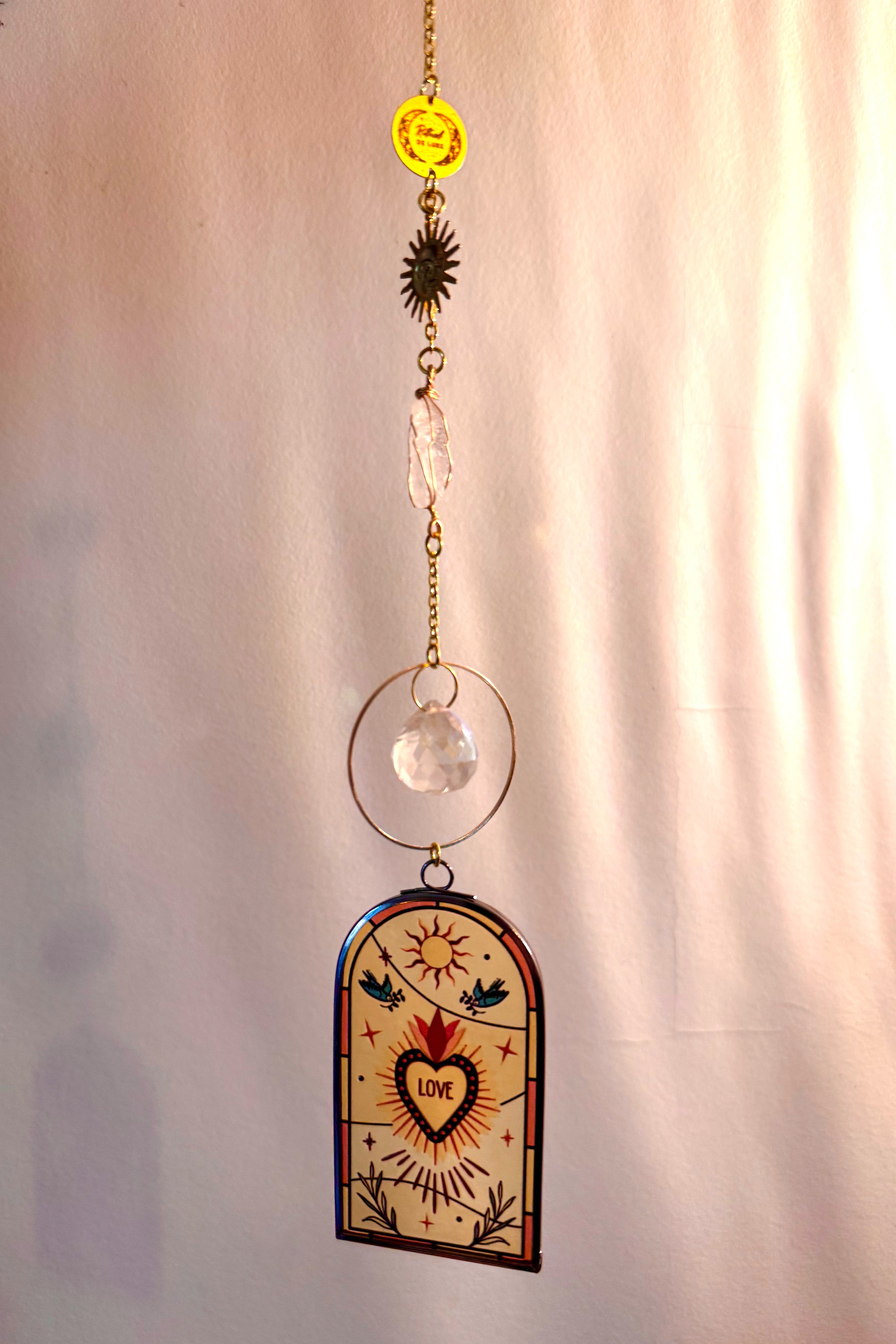 Suncatcher Ex-voto, Cristal de Roche & Soleil