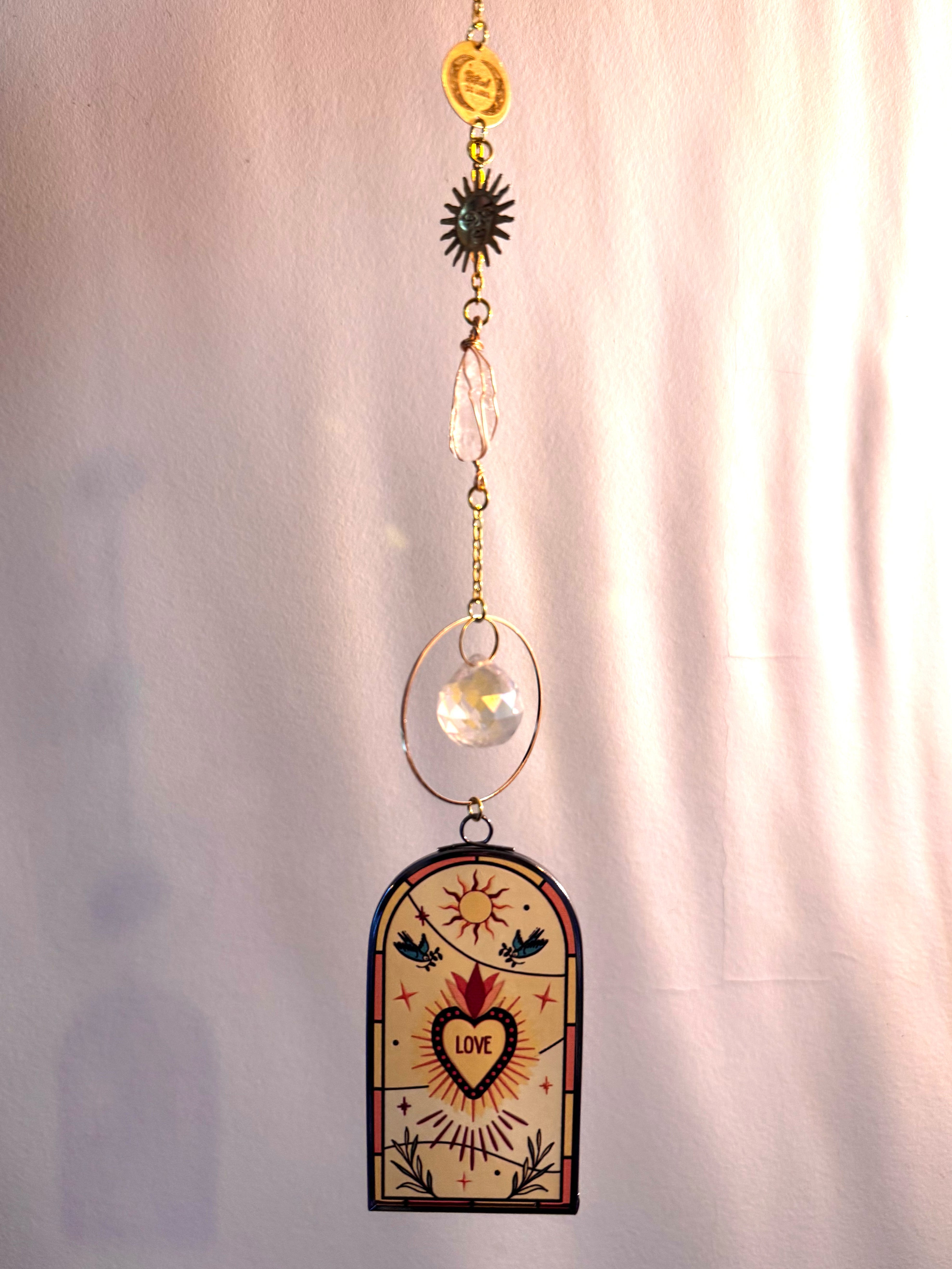 Suncatcher Ex-voto, Cristal de Roche & Soleil