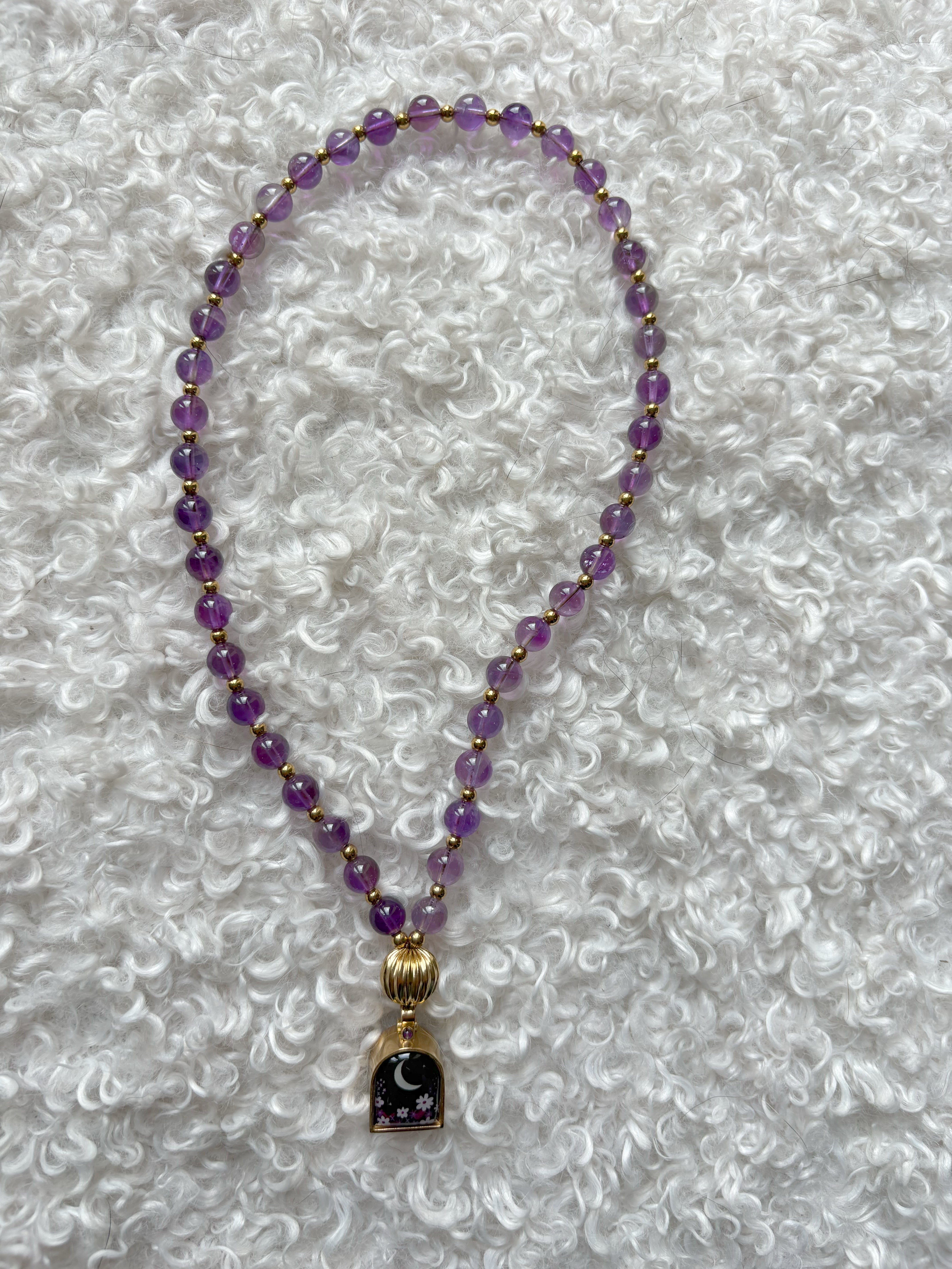 Mini Chapelet d’Intentions — 42 perles naturelles + Boîte à Vœux