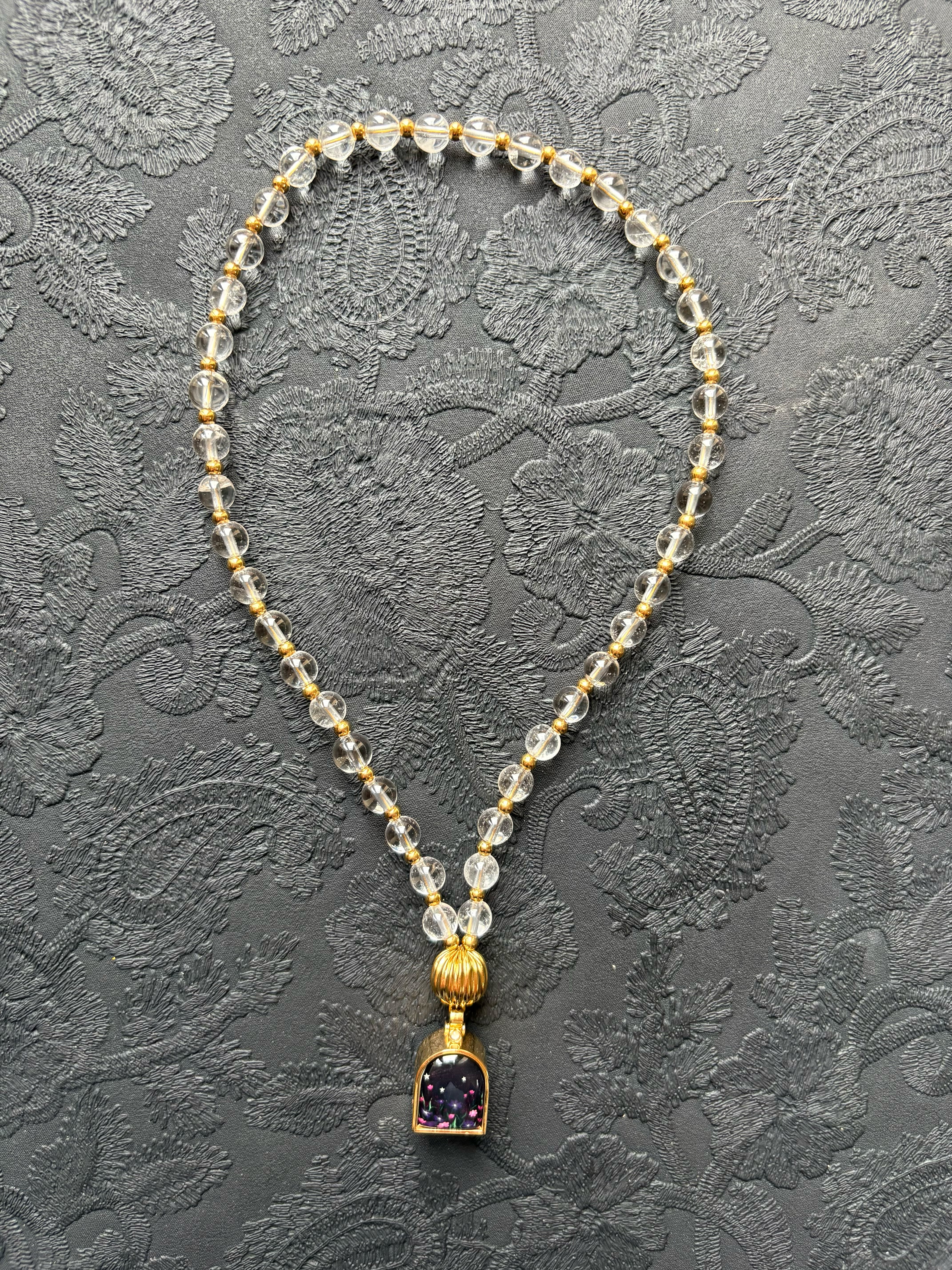 Mini Chapelet d’Intentions — 42 perles naturelles + Boîte à Vœux