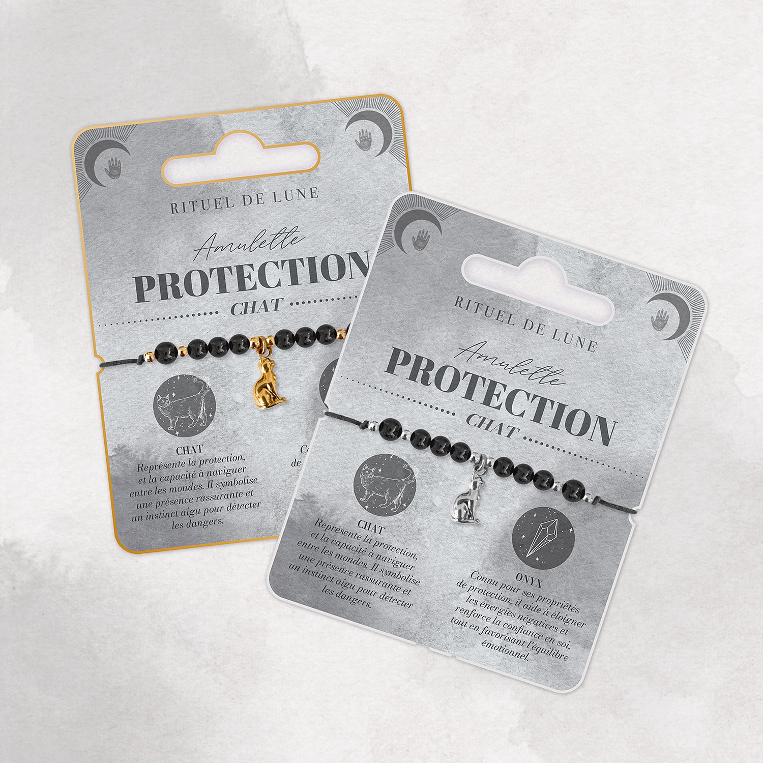 Bracelet Amulette Protection : Le chat