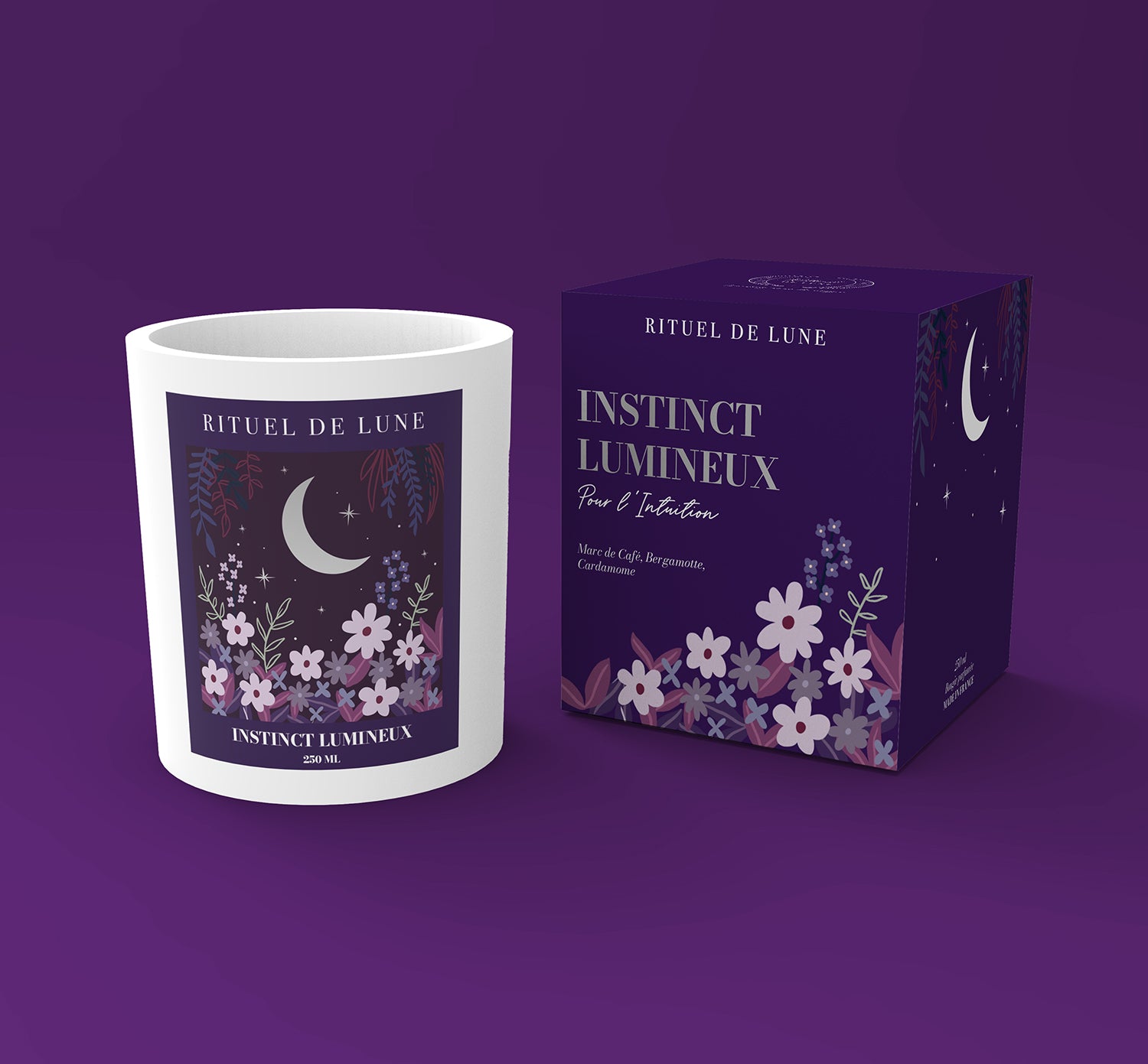 Bougie "Instinct Lumineux" pour développer son intuition - 250ml
