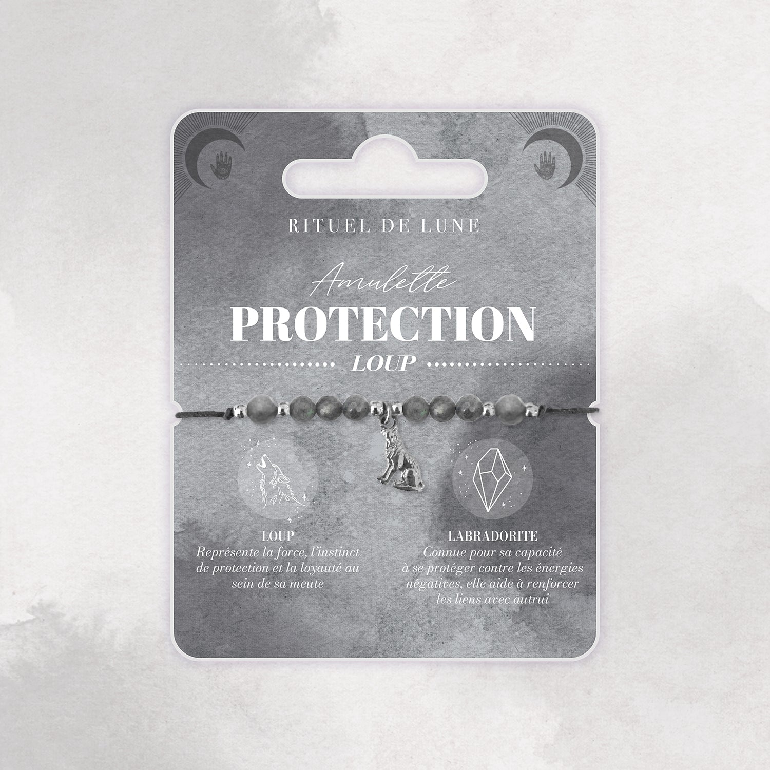 Bracelet Amulette Protection : Le Loup