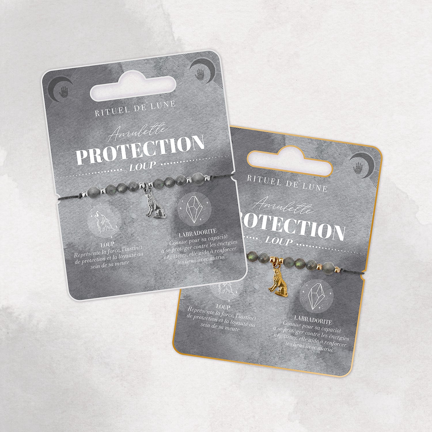 Bracelet Amulette Protection : Le Loup