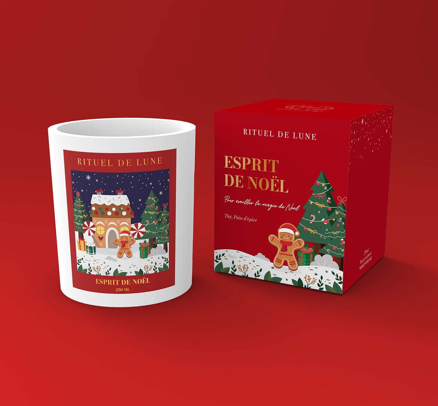 Bougie "Esprit de Noël" 250ml