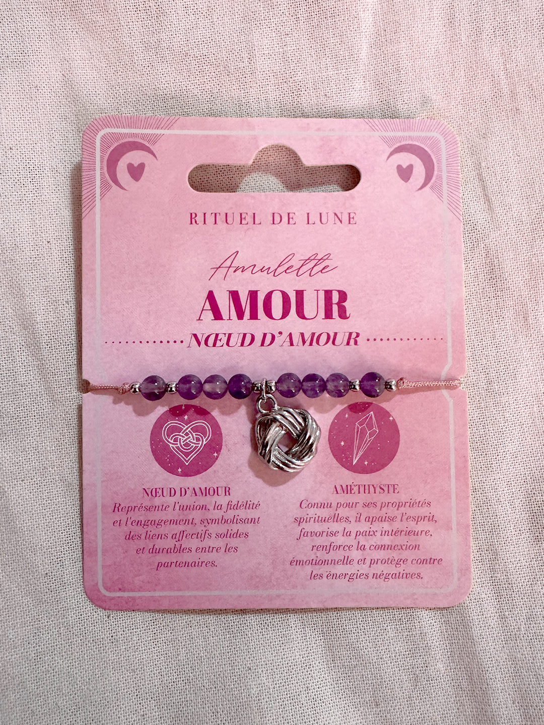 💕 PACK AMOUR – 5 BRACELETS AMULETTES EN ARGENT