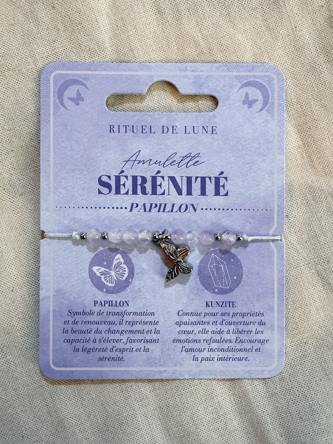 🦋 PACK SÉRÉNITÉ – 5 BRACELETS AMULETTES EN ARGENT