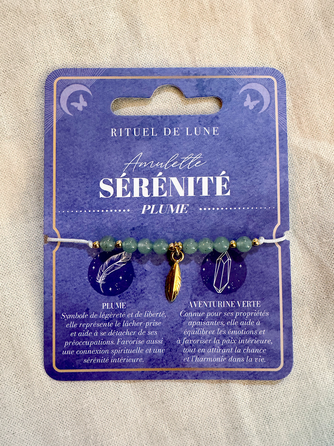 🦋 PACK SÉRÉNITÉ – 5 BRACELETS AMULETTES EN OR