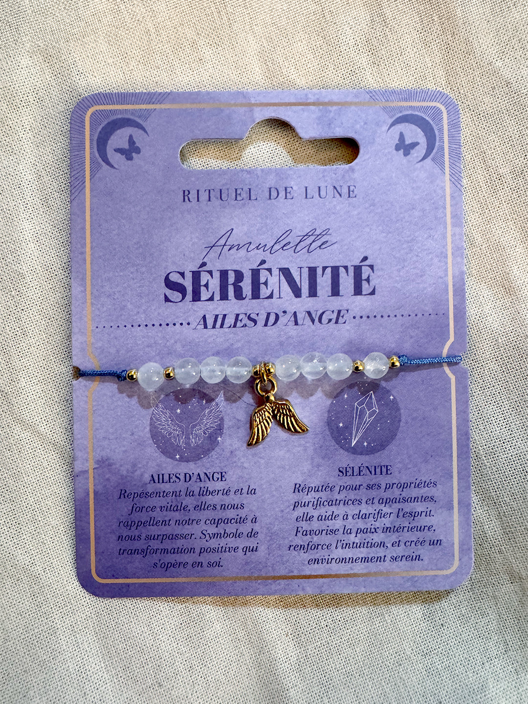 🦋 PACK SÉRÉNITÉ – 5 BRACELETS AMULETTES EN OR