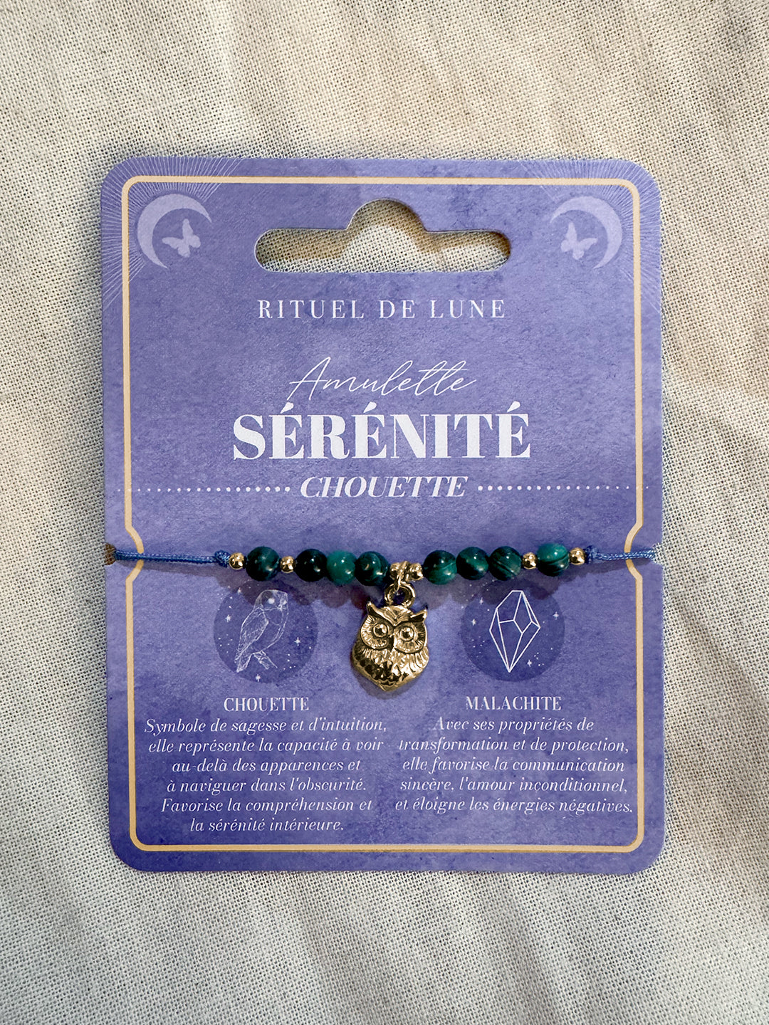 🦋 PACK SÉRÉNITÉ – 5 BRACELETS AMULETTES EN OR