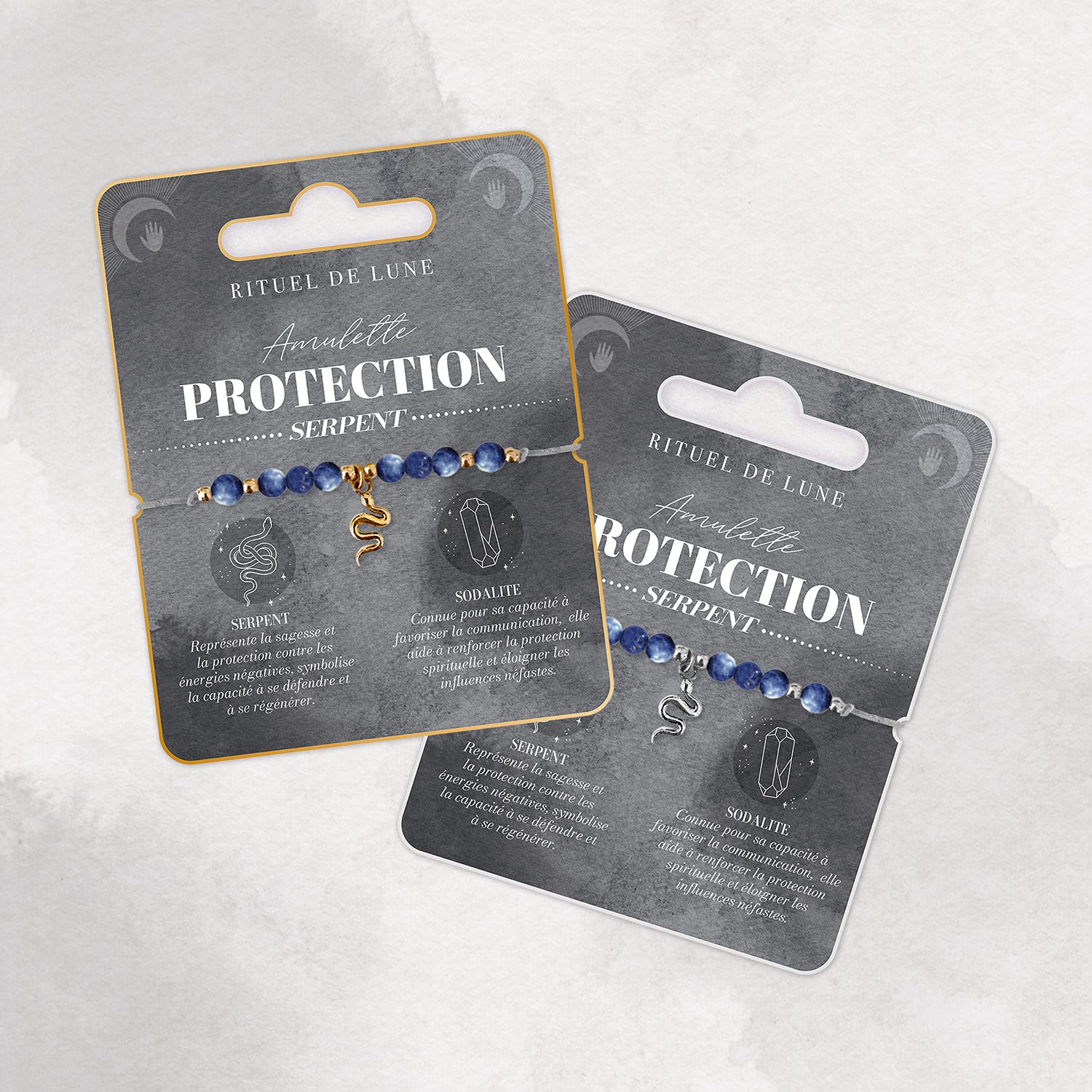 Bracelet Amulette Protection : Le serpent