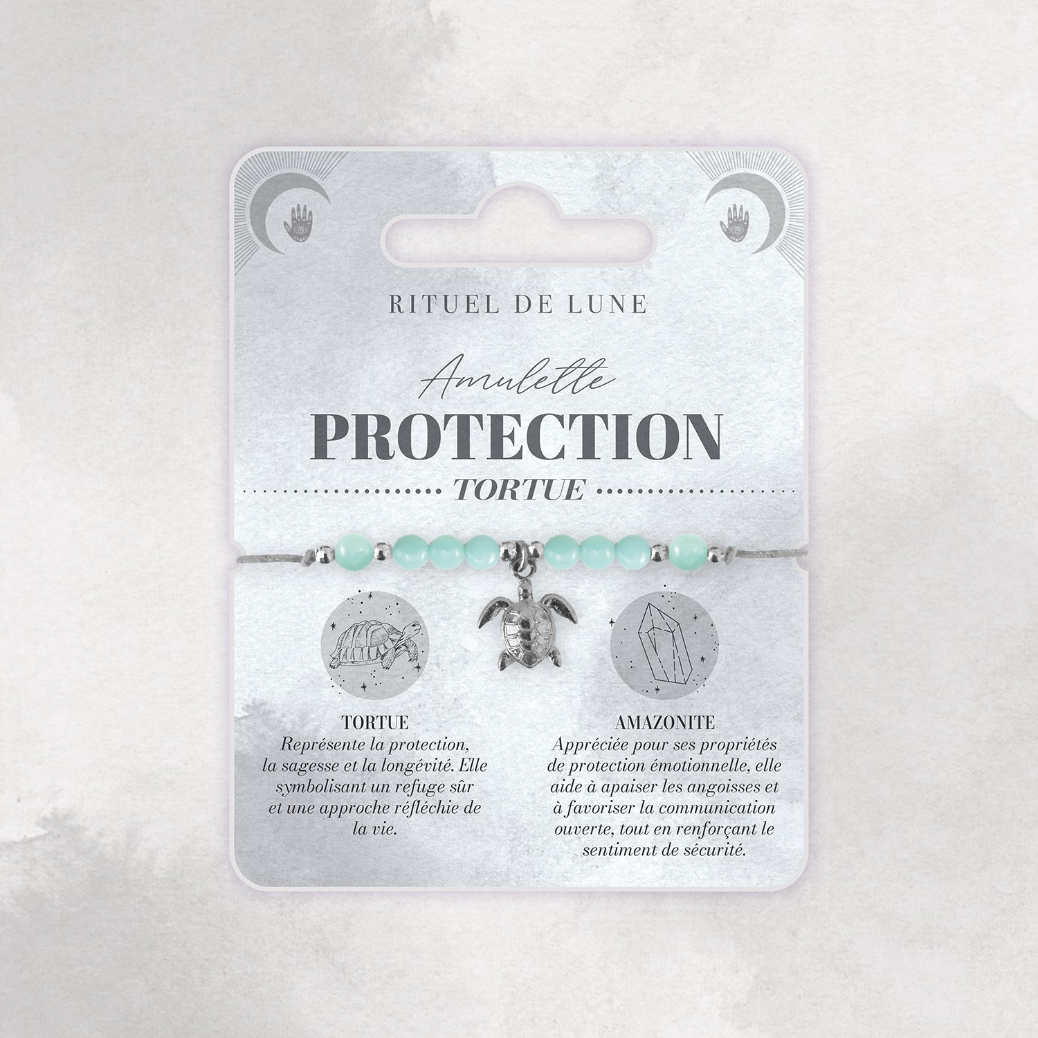 Bracelet amulette Protection: La Tortue